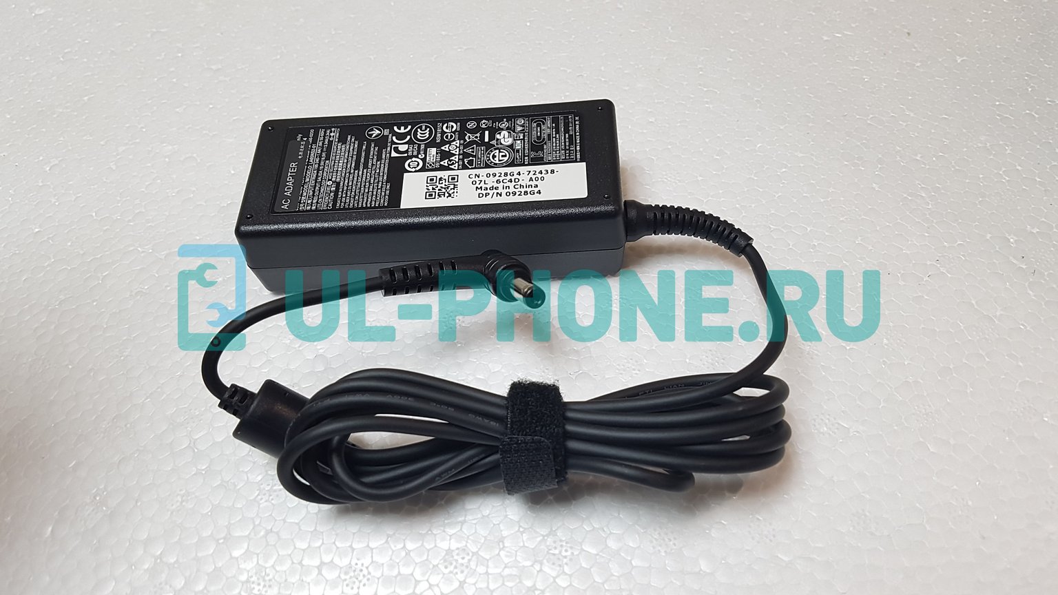 Блок питания для ноутбука Dell 19V, 3.16A, 5.5x2.5мм, 60W