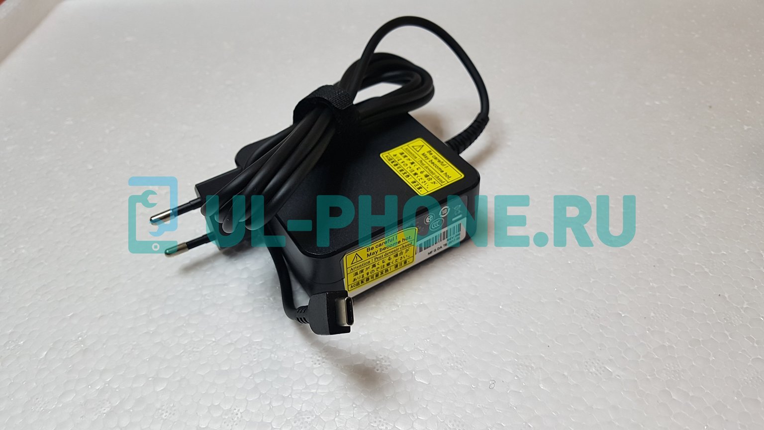 Блок питания для ноутбука Lenovo 5V, 9V, 15V/3A, 20V/3.25A, Type-C, 65W