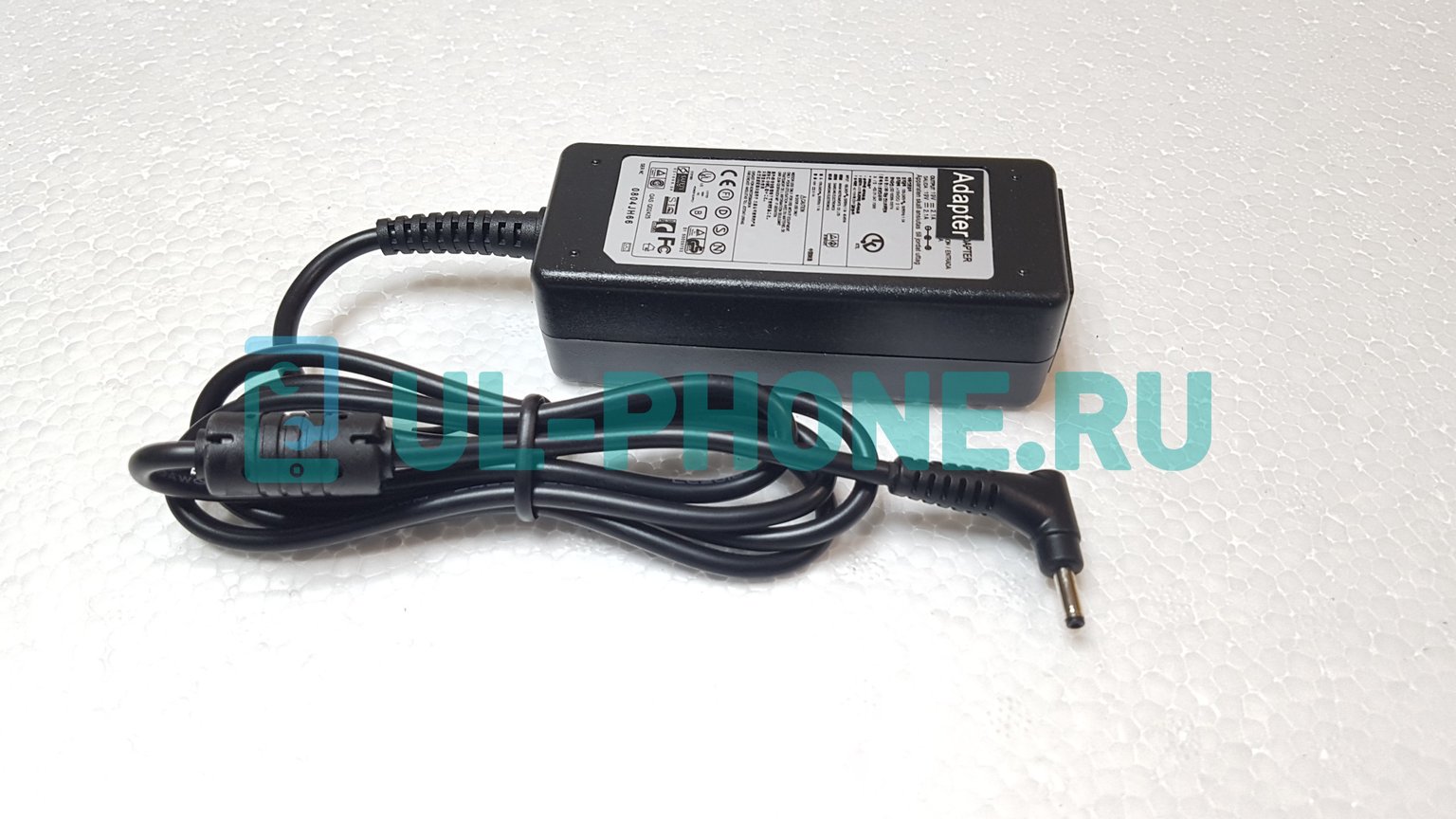 Блок питания для ноутбука Samsung 19V, 2.1A, 3.0x1.1мм, 40W, OEM