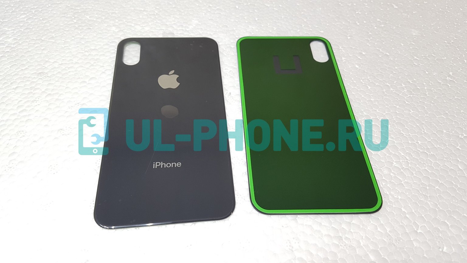 Задняя крышка для iPhone XS, X (AAA) черная