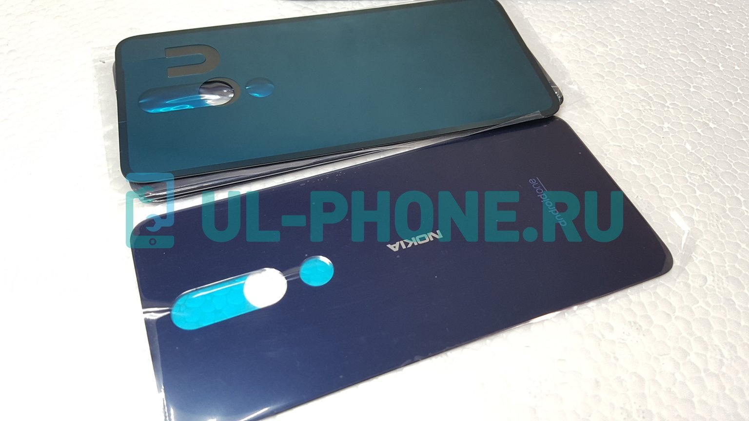 Задняя крышка для Nokia X5 (синяя)