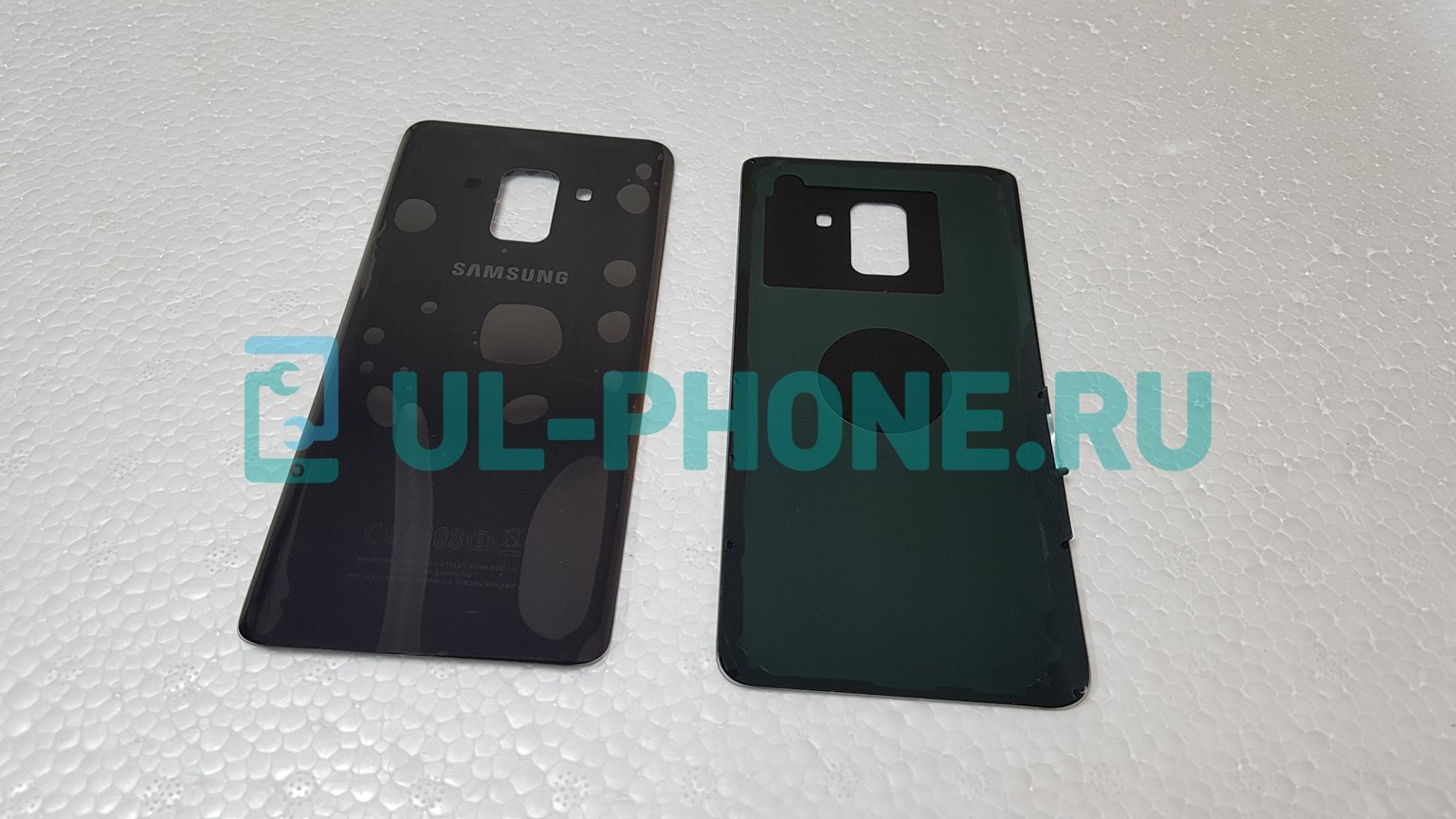 Задняя крышка для Samsung Galaxy A8 2018 / A530F (черная)
