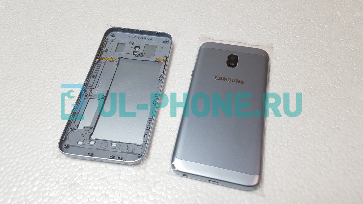 Задняя крышка для Samsung J330 / J3 (2017) синяя