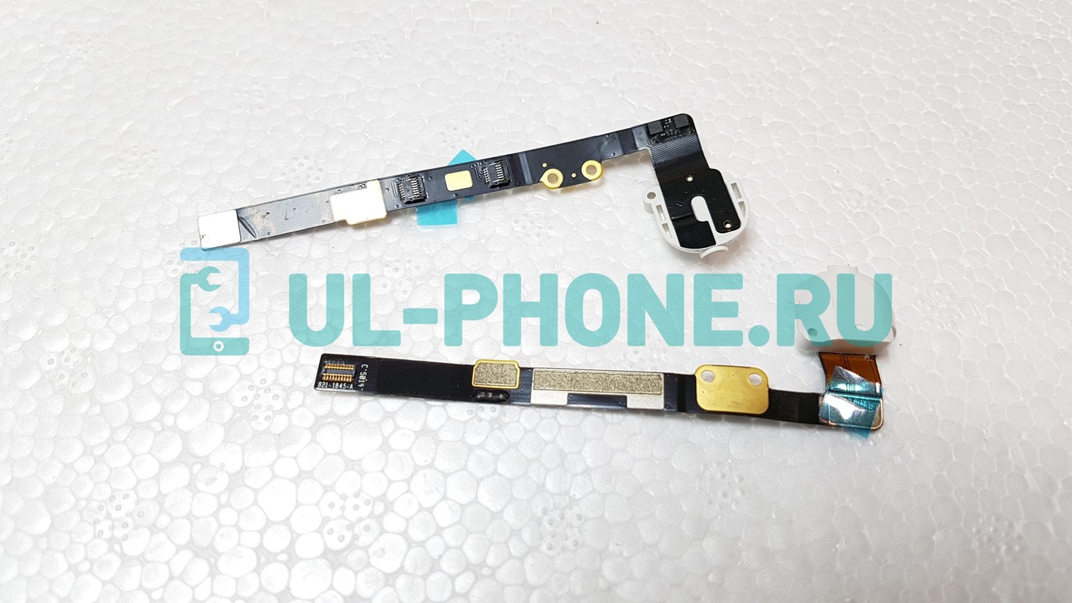 Шлейф для iPad Mini 3 + разъем гарнитуры, ориг (белый)