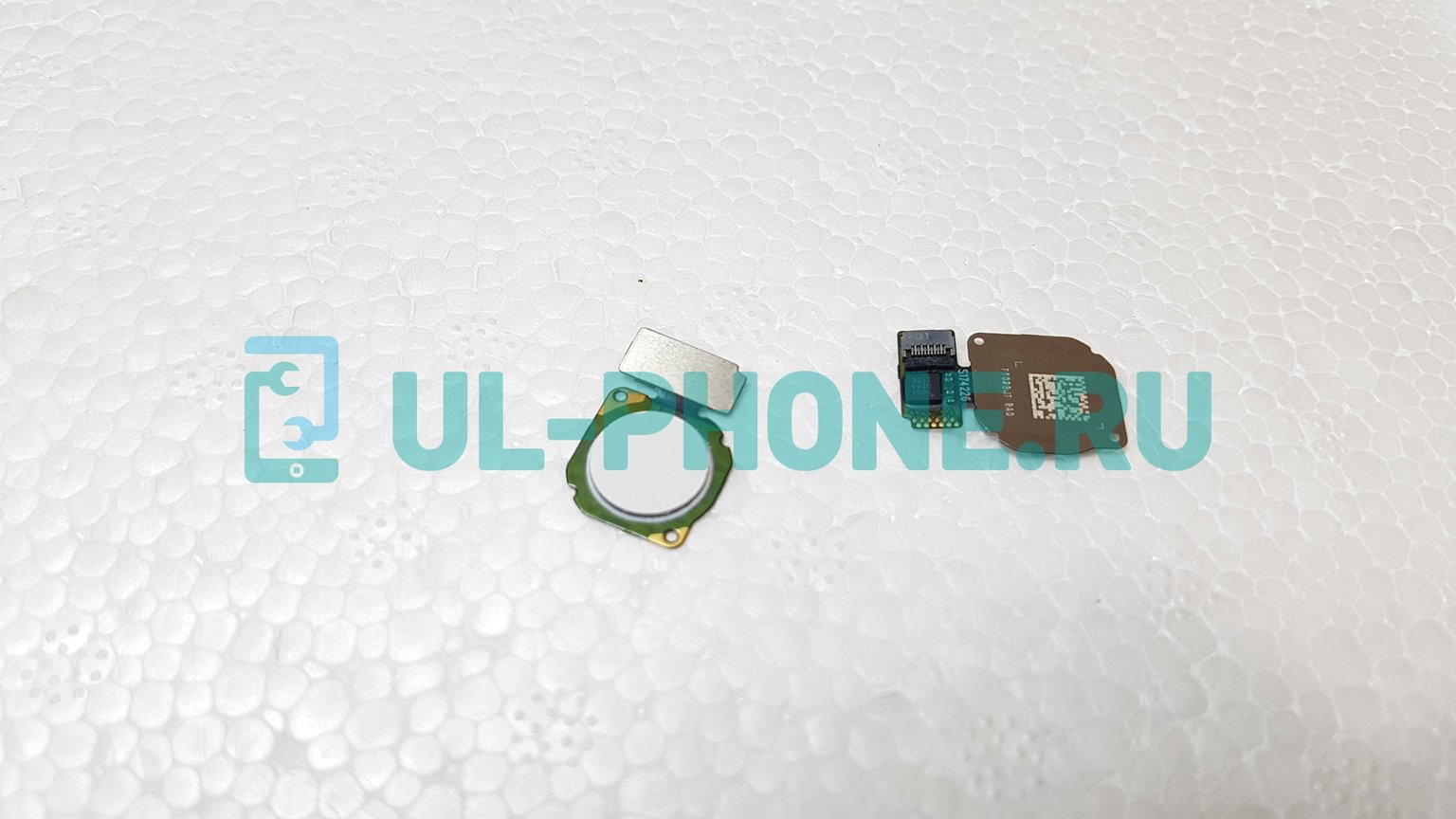 Шлейф для Huawei Honor 8X + кнопка Home (белая)