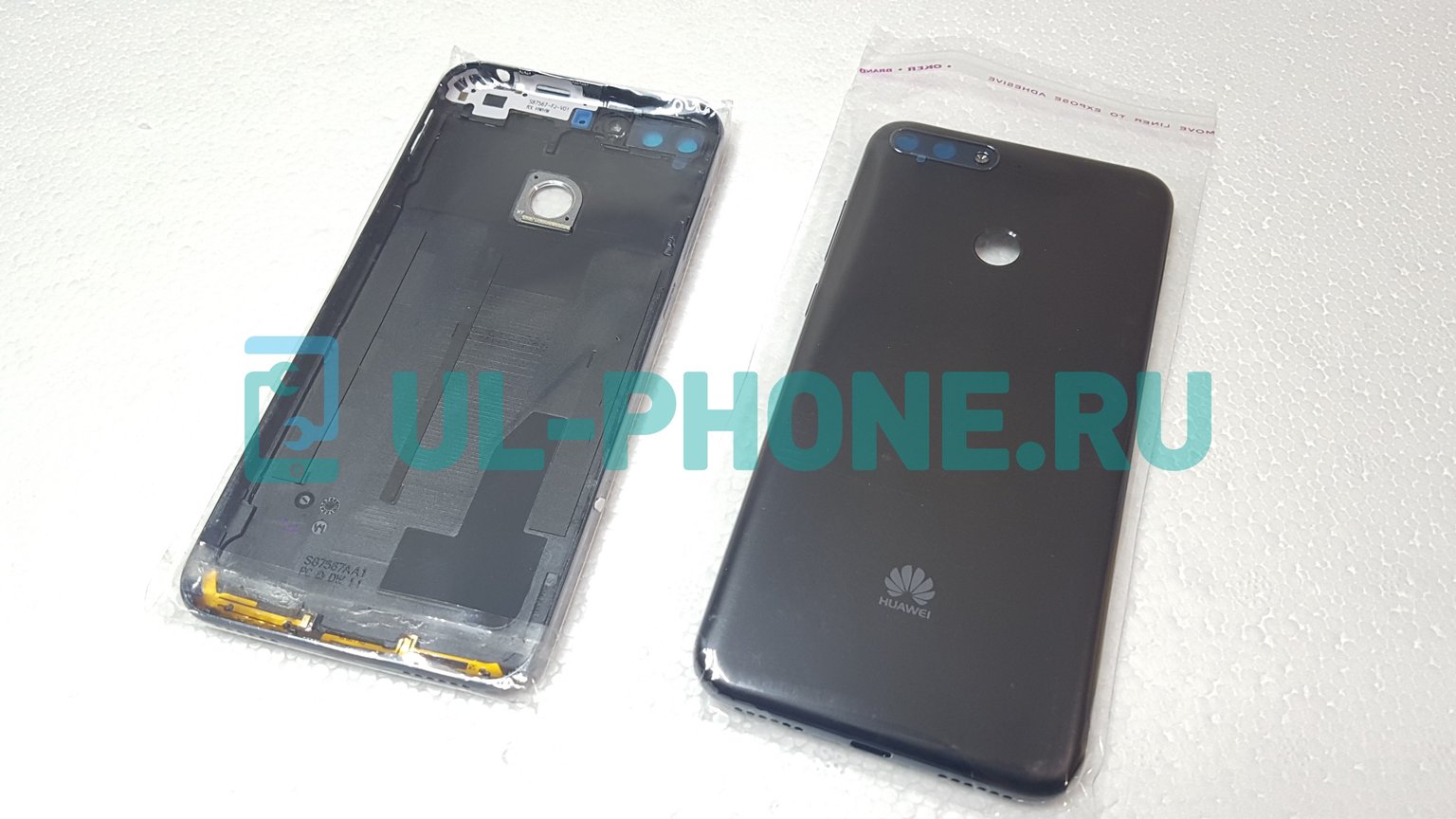 Задняя крышка для Huawei Honor 7A Pro / 7C (черная)