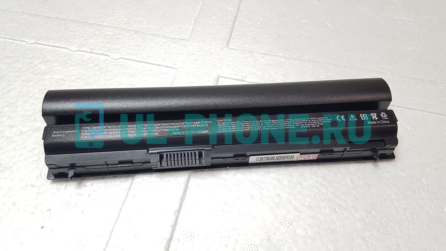Аккумулятор для ноутбука Dell Latitude E6120, 6220, 6230, 6320, (RFJMW), 4400mAh 65Wh, 11.1V