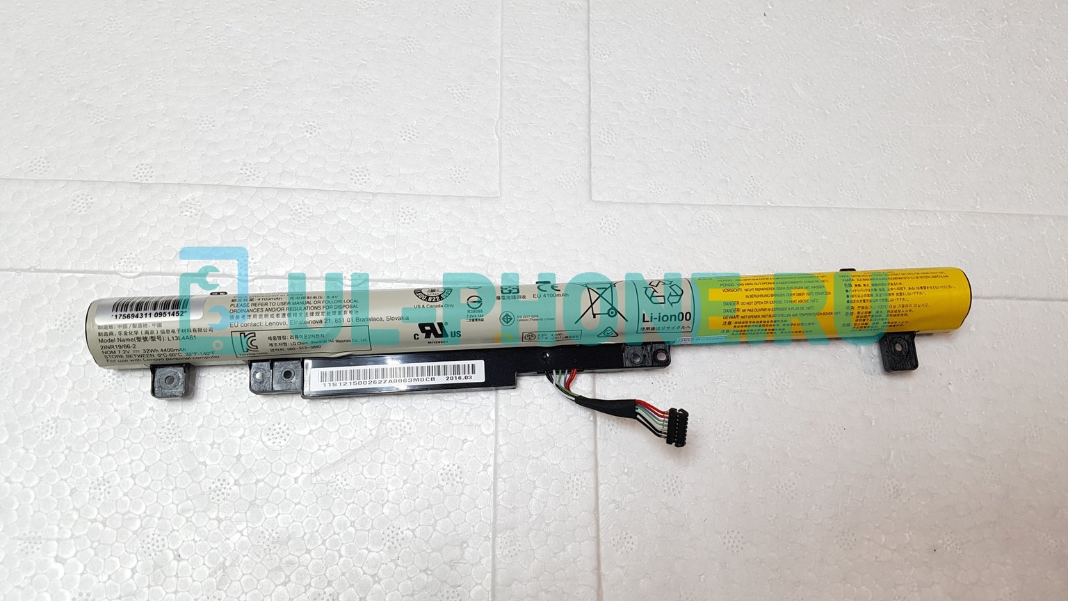 Аккумулятор для ноутбука Lenovo Flex 2-14, Flex 2-15, (L13L4A61), 32Wh, 7.2V, ориг