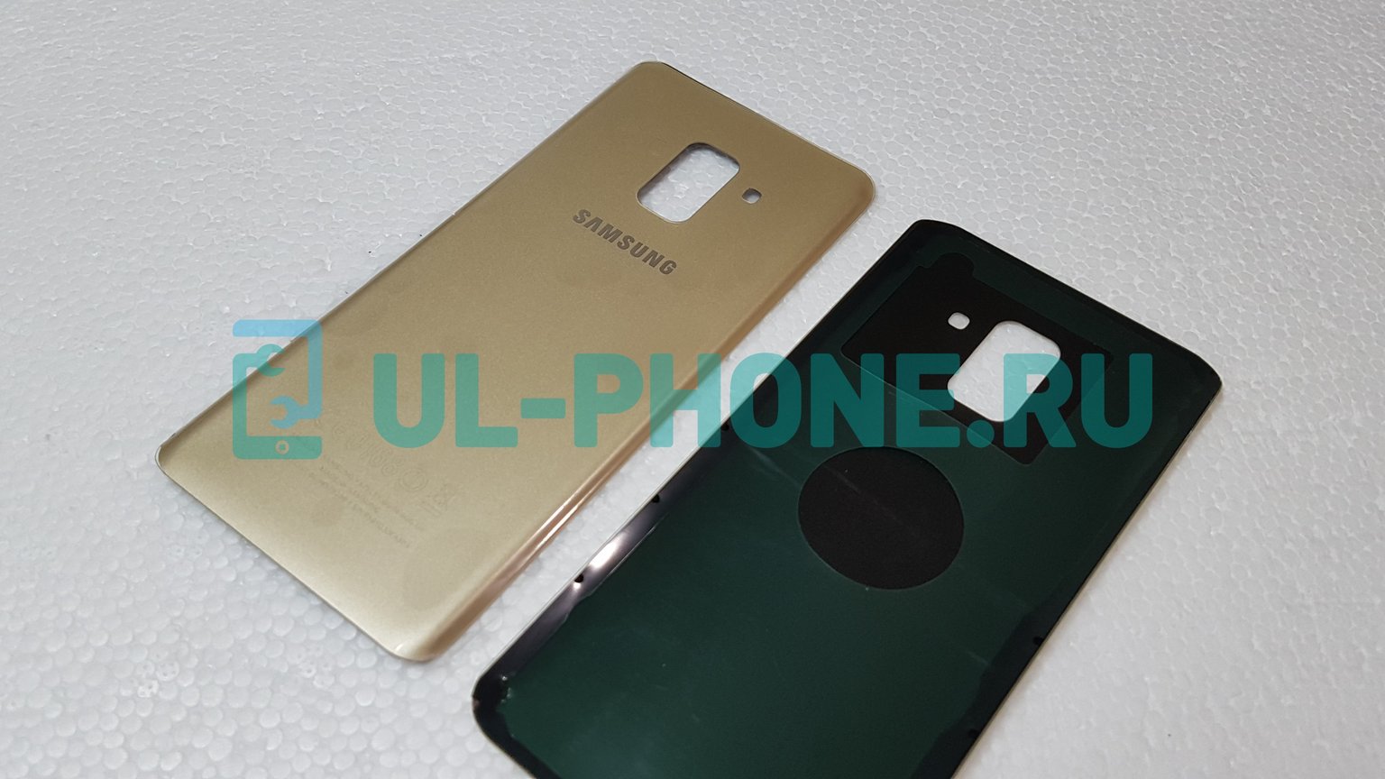 Задняя крышка для Samsung Galaxy A8 2018 / A530F (золотая)