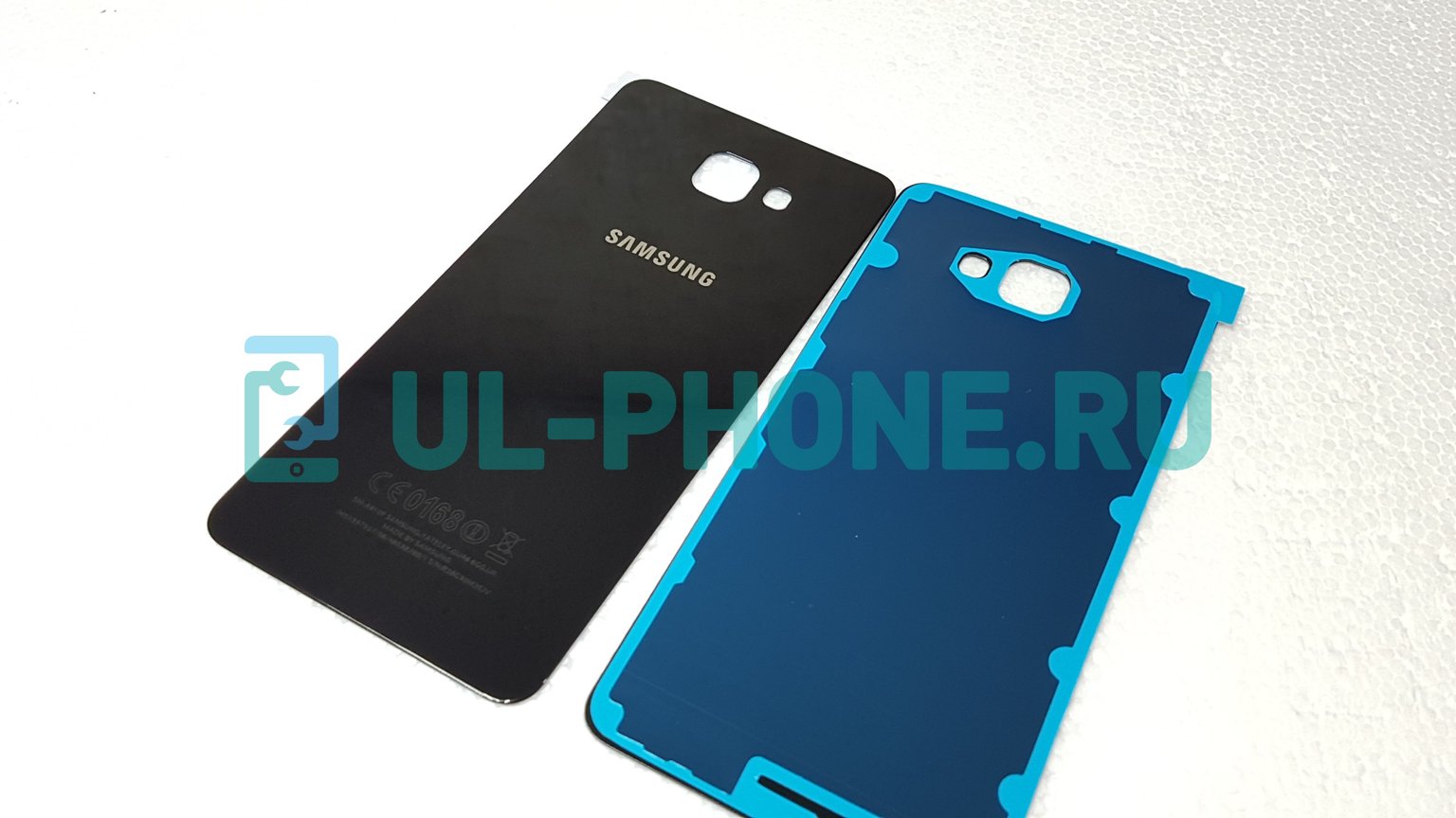 Задняя крышка для Samsung Galaxy A9 Pro (2016) SM-A9100 / SM-A910F (черная)