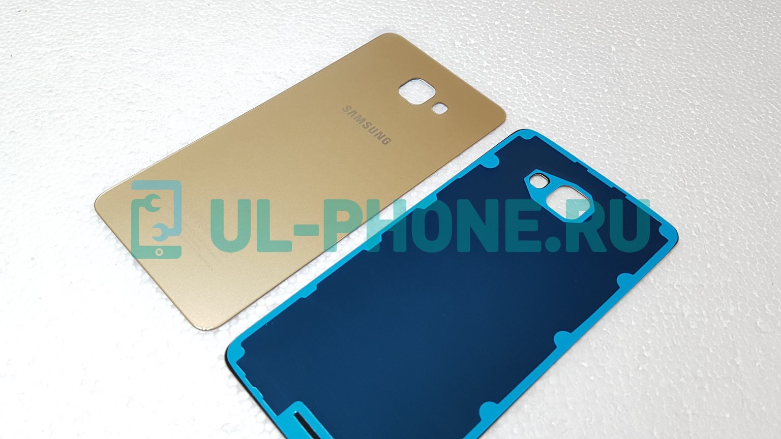 Задняя крышка для Samsung Galaxy A9 Pro (2016) SM-A9100 / SM-A910F (золотая)