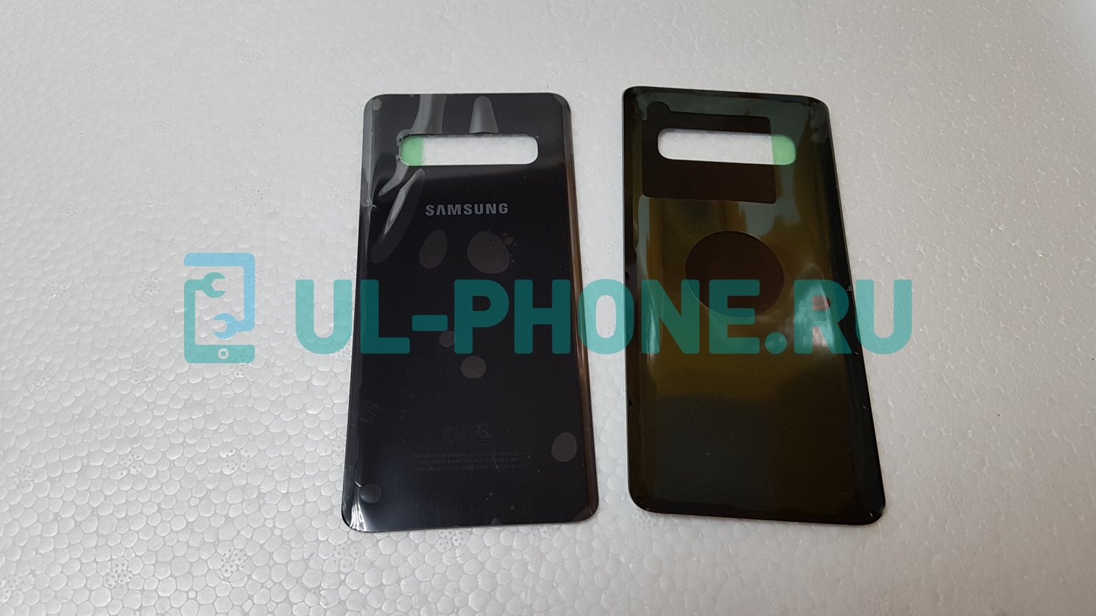 Задняя крышка для Samsung Galaxy S10 / SM-G973F (черная)