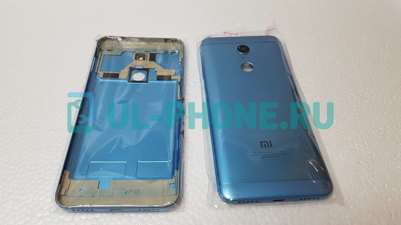 Задняя крышка для Xiaomi Redmi 5 Plus (синяя)