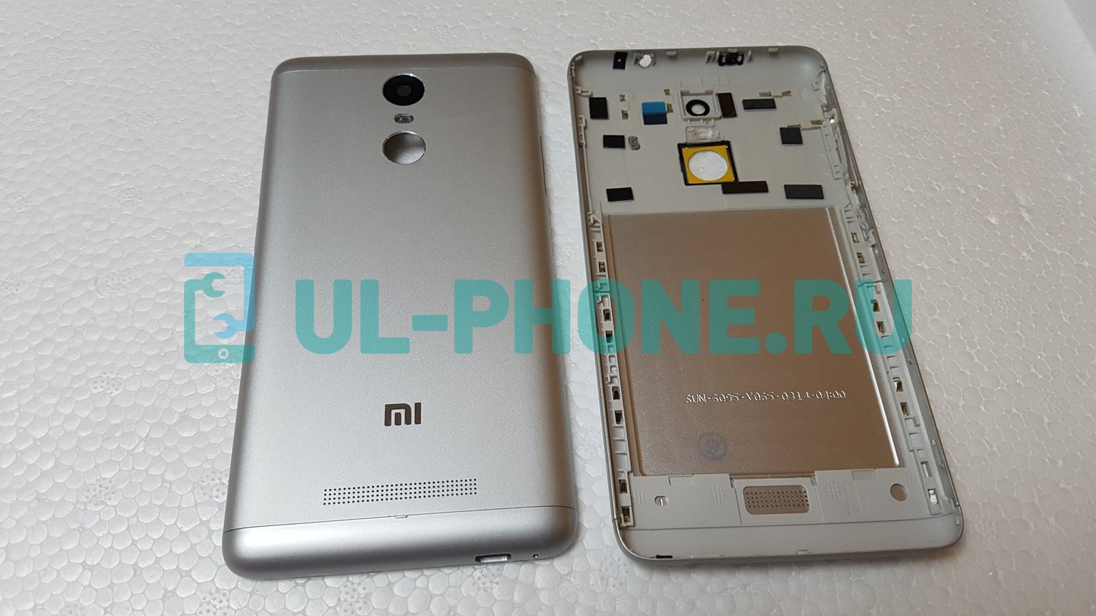Задняя крышка для Xiaomi Redmi Note 3 Pro (серебро)