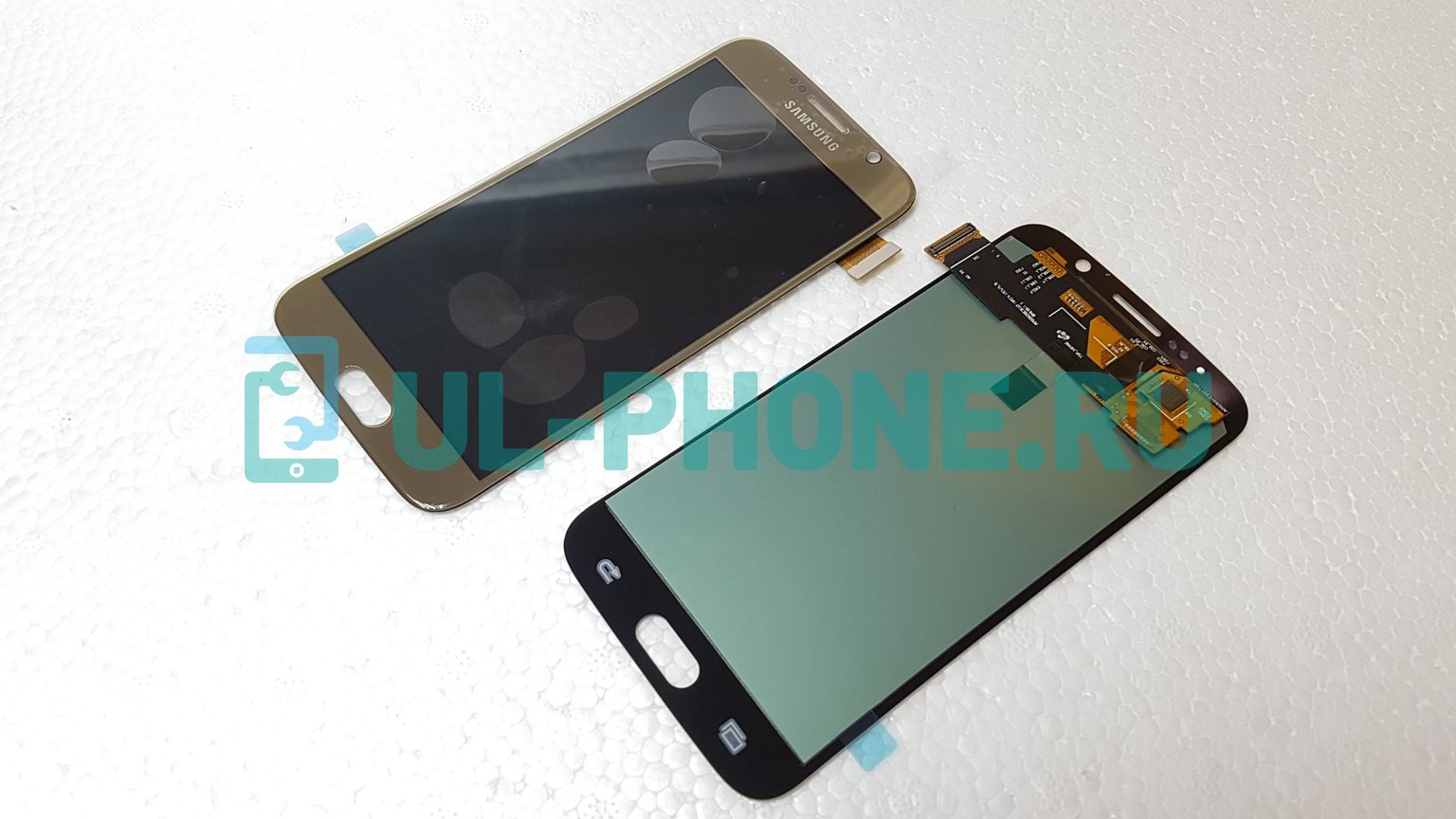 Дисплей + тачскрин для Samsung Galaxy S6 G920F/ G920FD (OLED) золотой