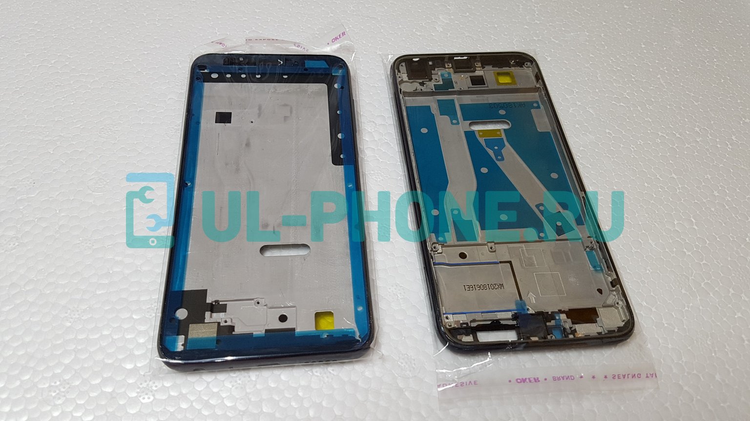 Рамка дисплея для Huawei Honor 9 Lite (Lld-l31) (черная)