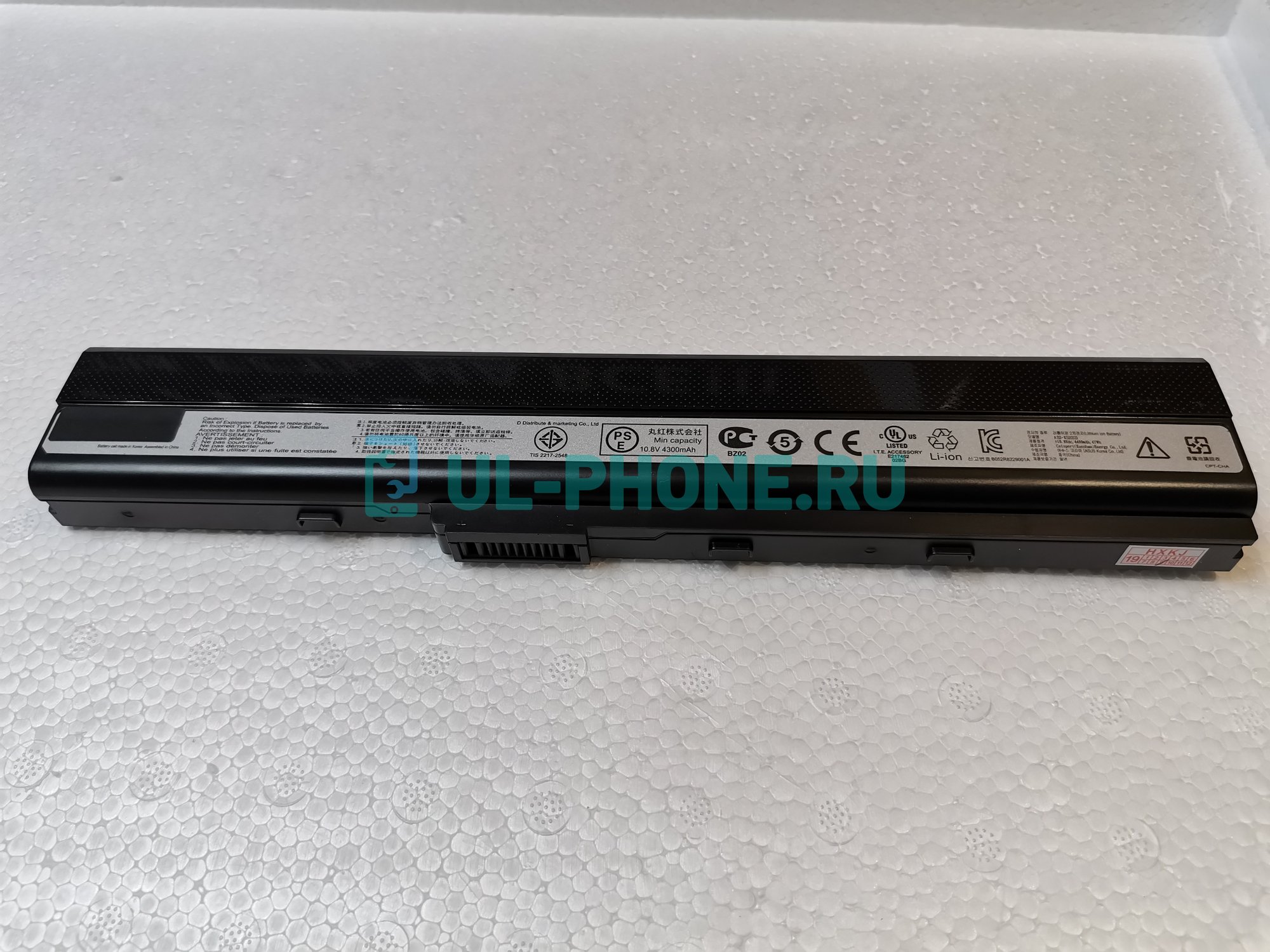 Аккумулятор для ноутбука Asus K42F, K42JB, K52F, K52JB, K52JK, A40, A50, A52A, A52JB, K62, N82, P42, P52, Pro5, Pro8, X8F, X42J, X42N, X52, X5K, X62, B53F, B53J, (A31-K42), 4400mAh, 10.8V, ОРИГ