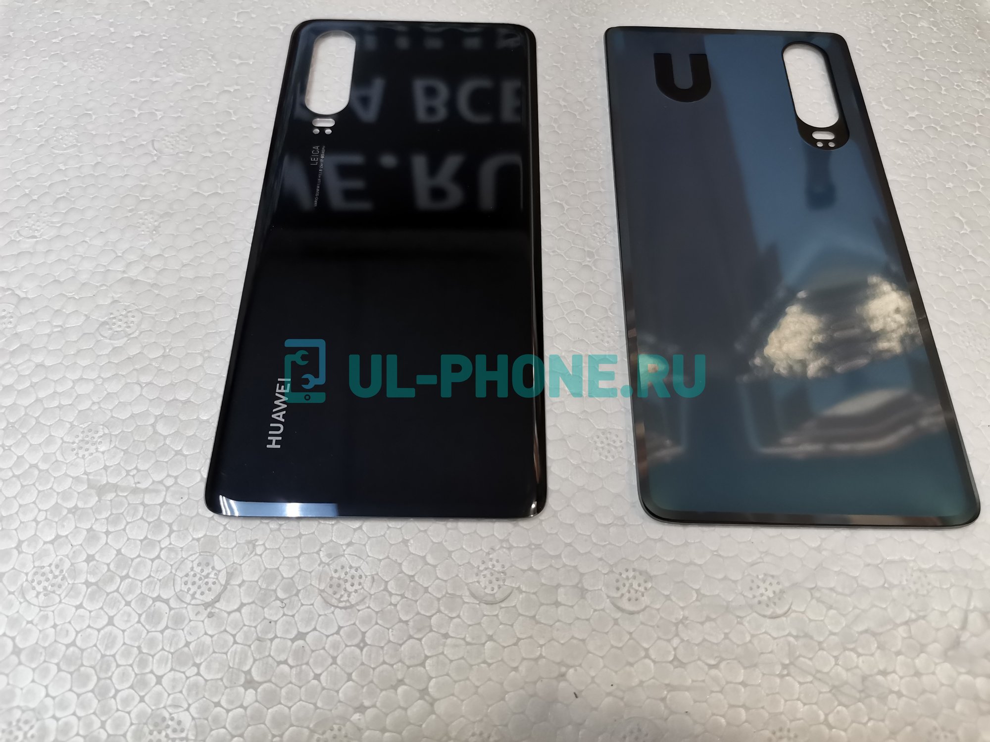 Задняя крышка для Huawei P30 (ELE-L29, ELE-L09) ориг, черная