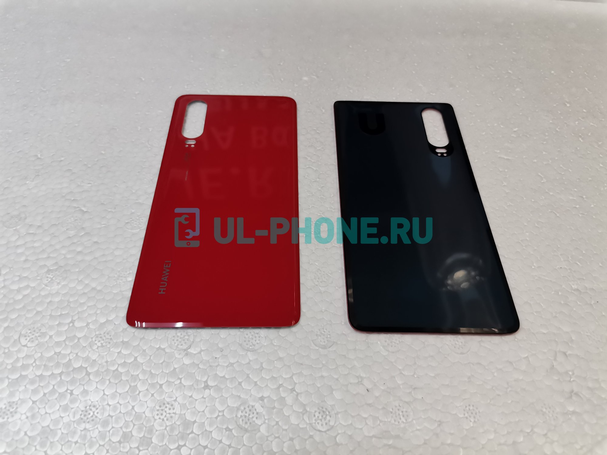 Задняя крышка для Huawei P30 (ELE-L29, ELE-L09) ориг, красная