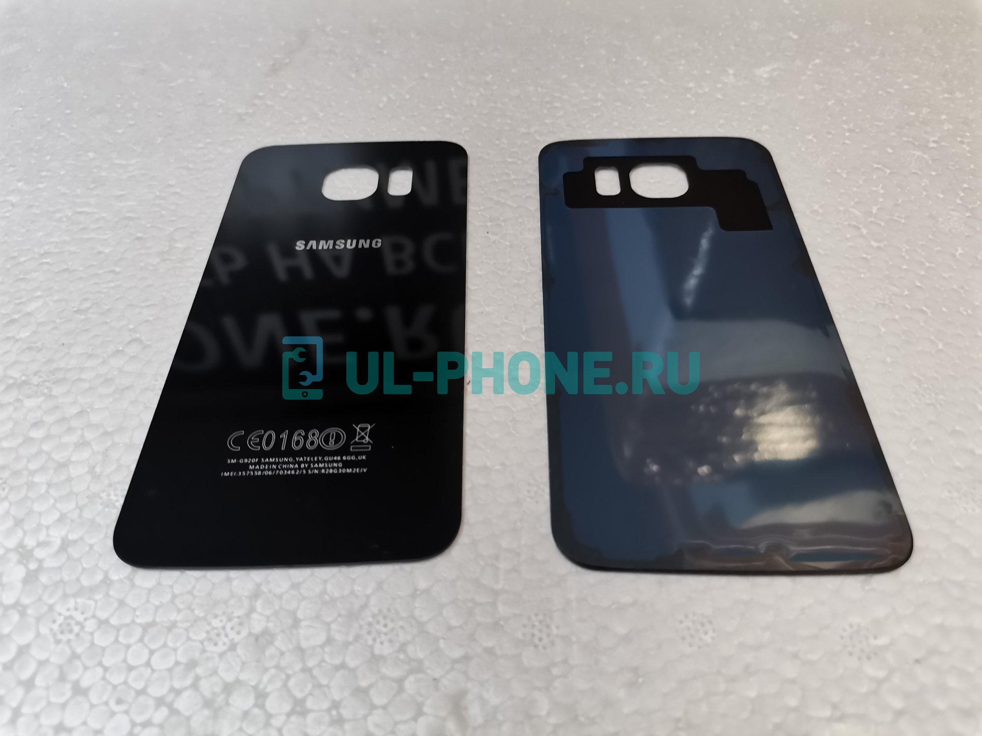 Задняя крышка для Samsung Galaxy S6 G920F/ G920FD (черная)