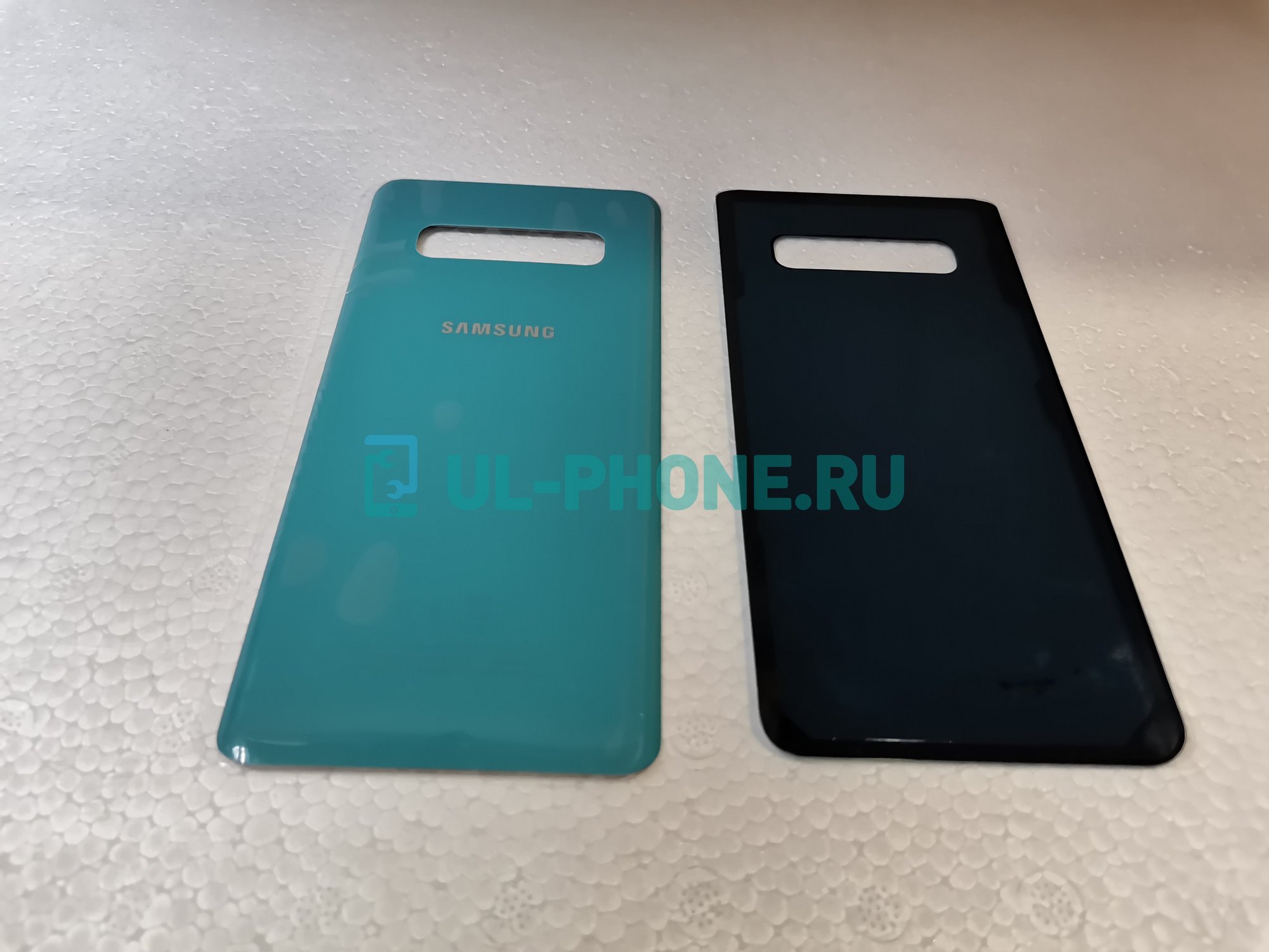 Задняя крышка для Samsung Galaxy S10+ / S10 Plus / SM-G975F (зеленая)
