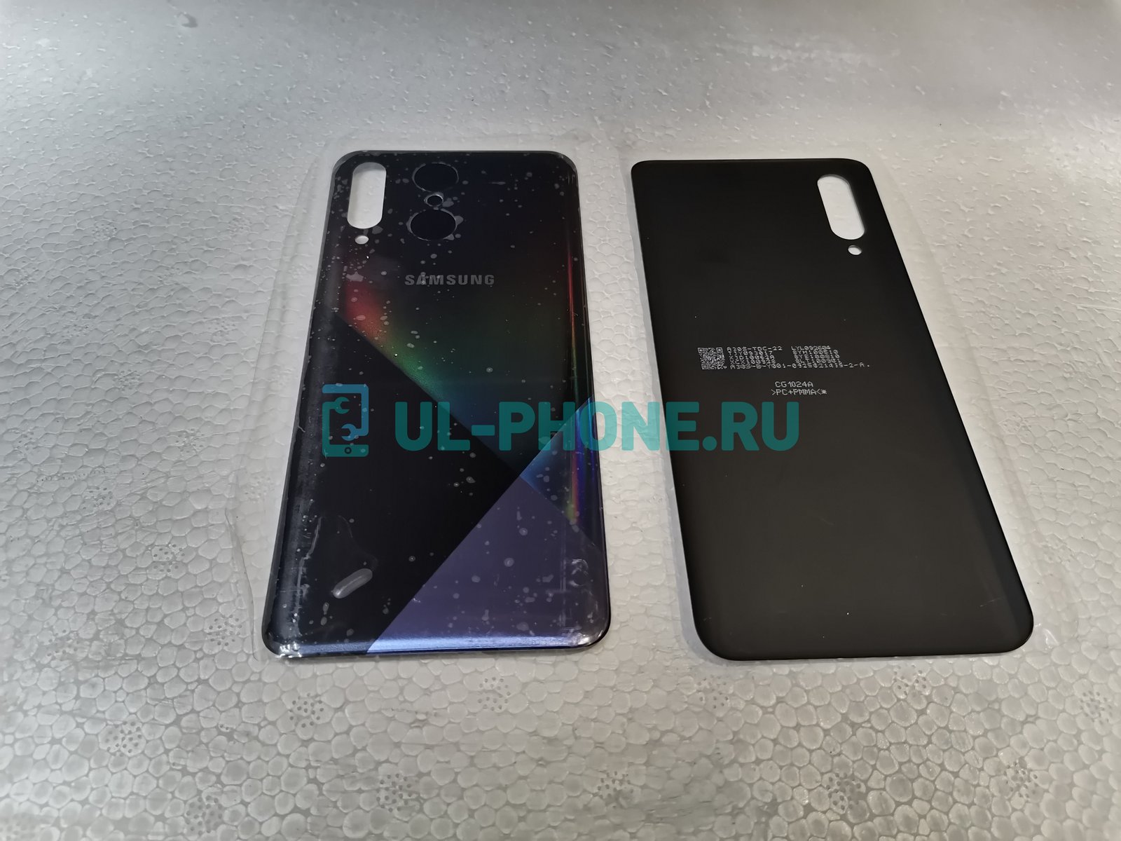 Задняя крышка для Samsung Galaxy A30s SM-A307F (черная)