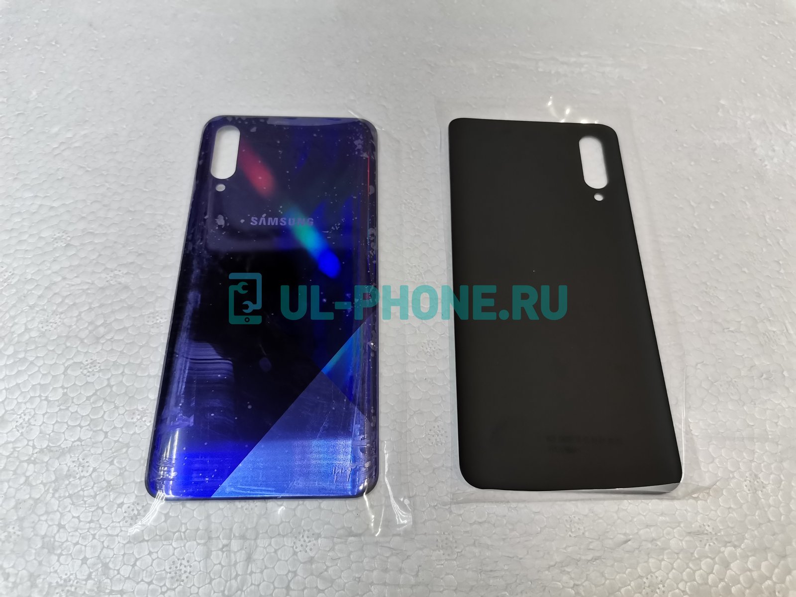 Задняя крышка для Samsung Galaxy A30s SM-A307F (синяя)