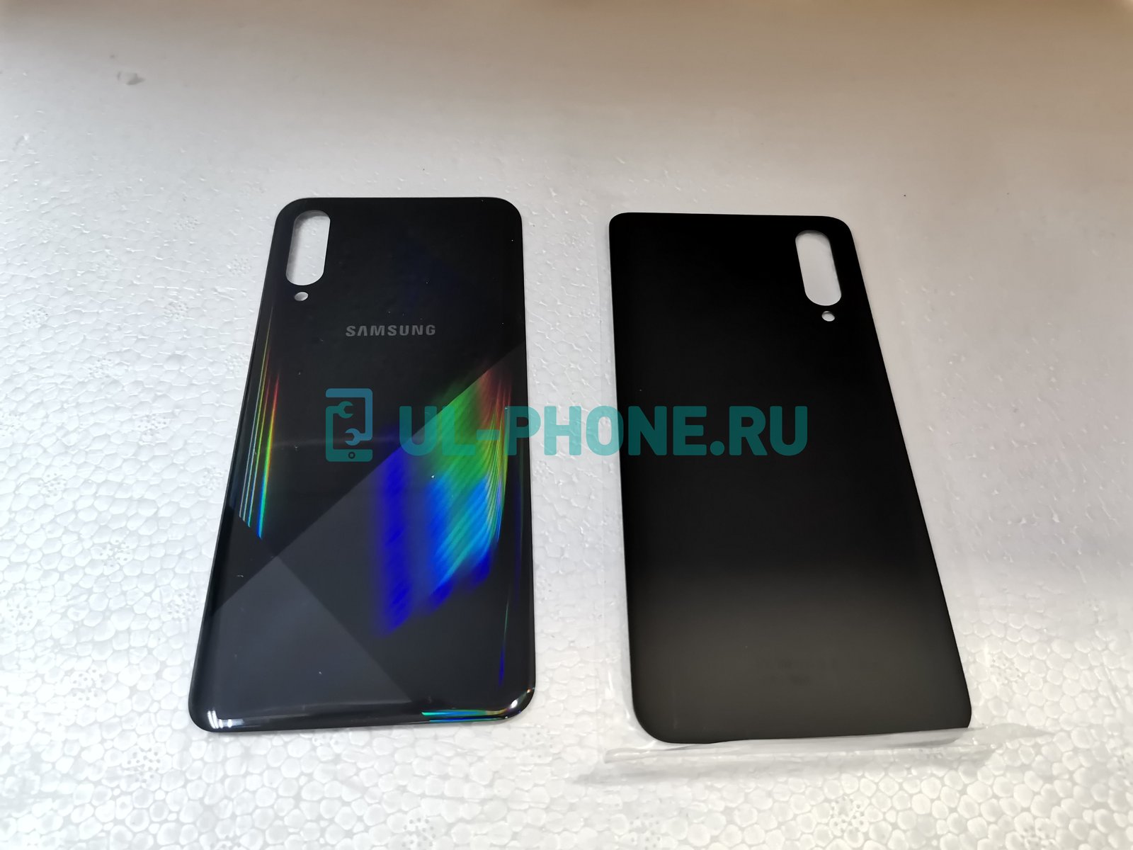 Задняя крышка для Samsung Galaxy A50s SM-A507F (черная)