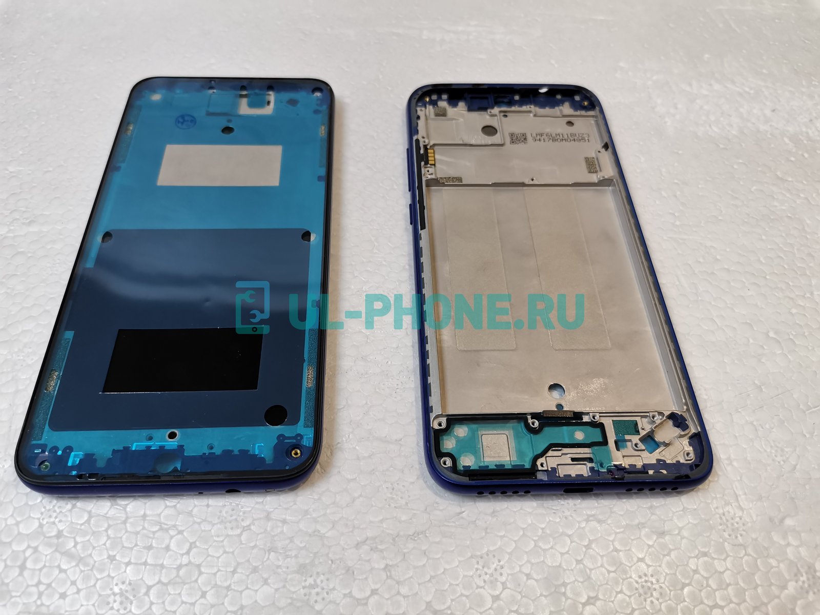 Рамка дисплея для Xiaomi Redmi 7 (синяя)