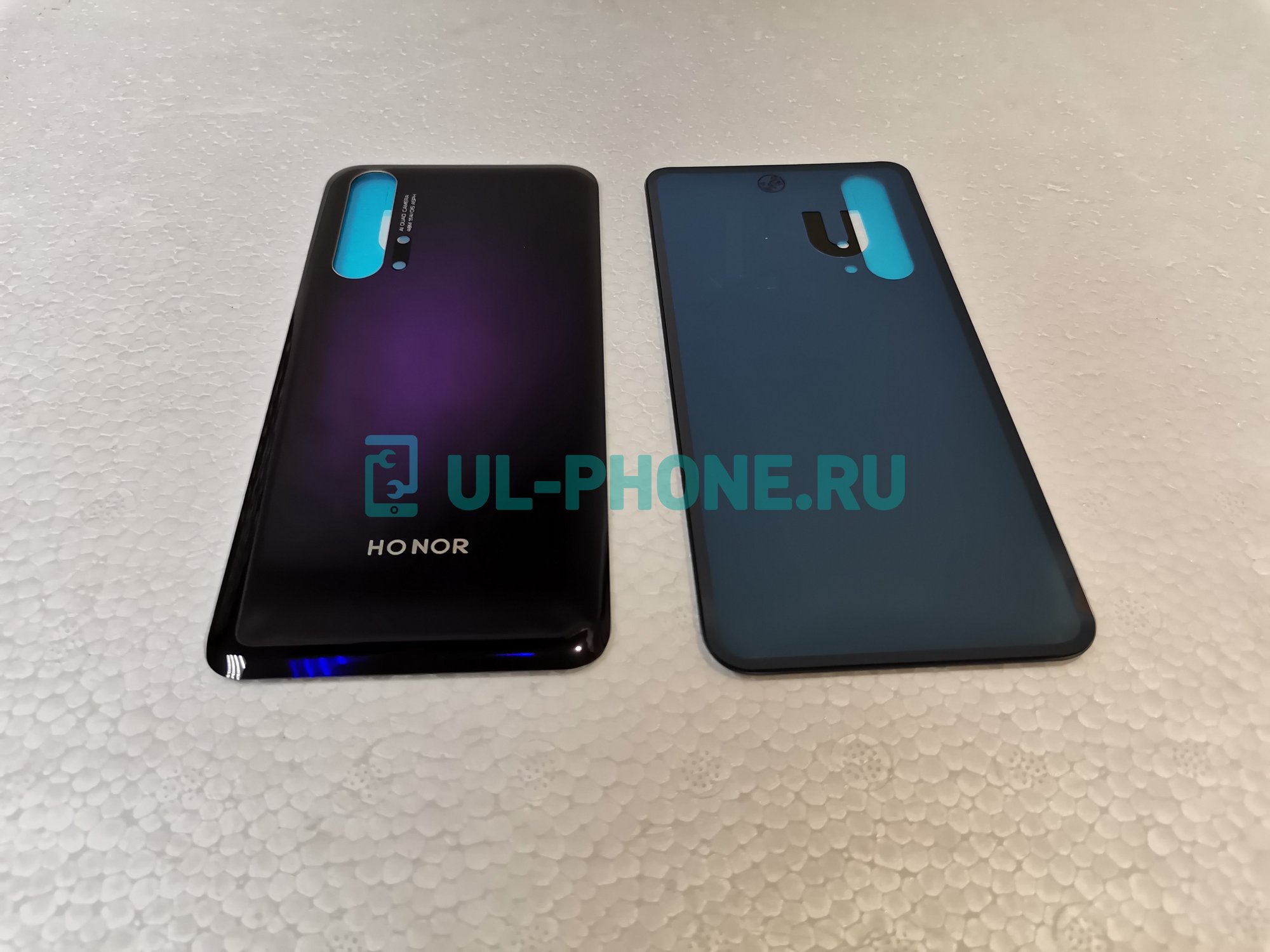 Задняя крышка для Huawei Honor 20 Pro (фиолетовая) ориг
