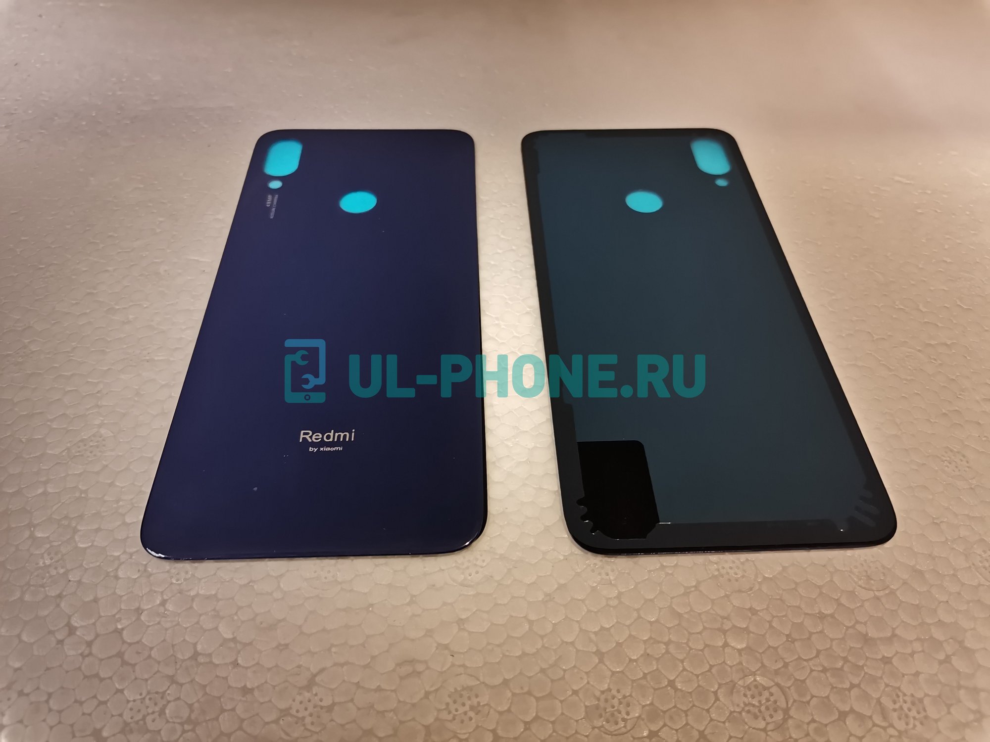 Задняя крышка для Xiaomi Redmi Note 7 / Note 7 Pro (синяя) AAA