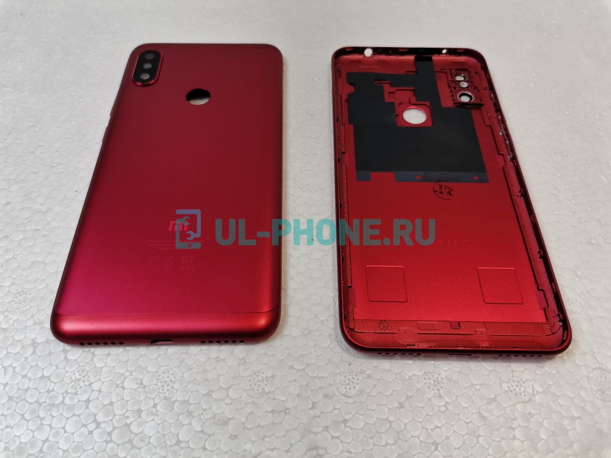 Задняя крышка для Xiaomi Redmi Note 6 Pro (красная)