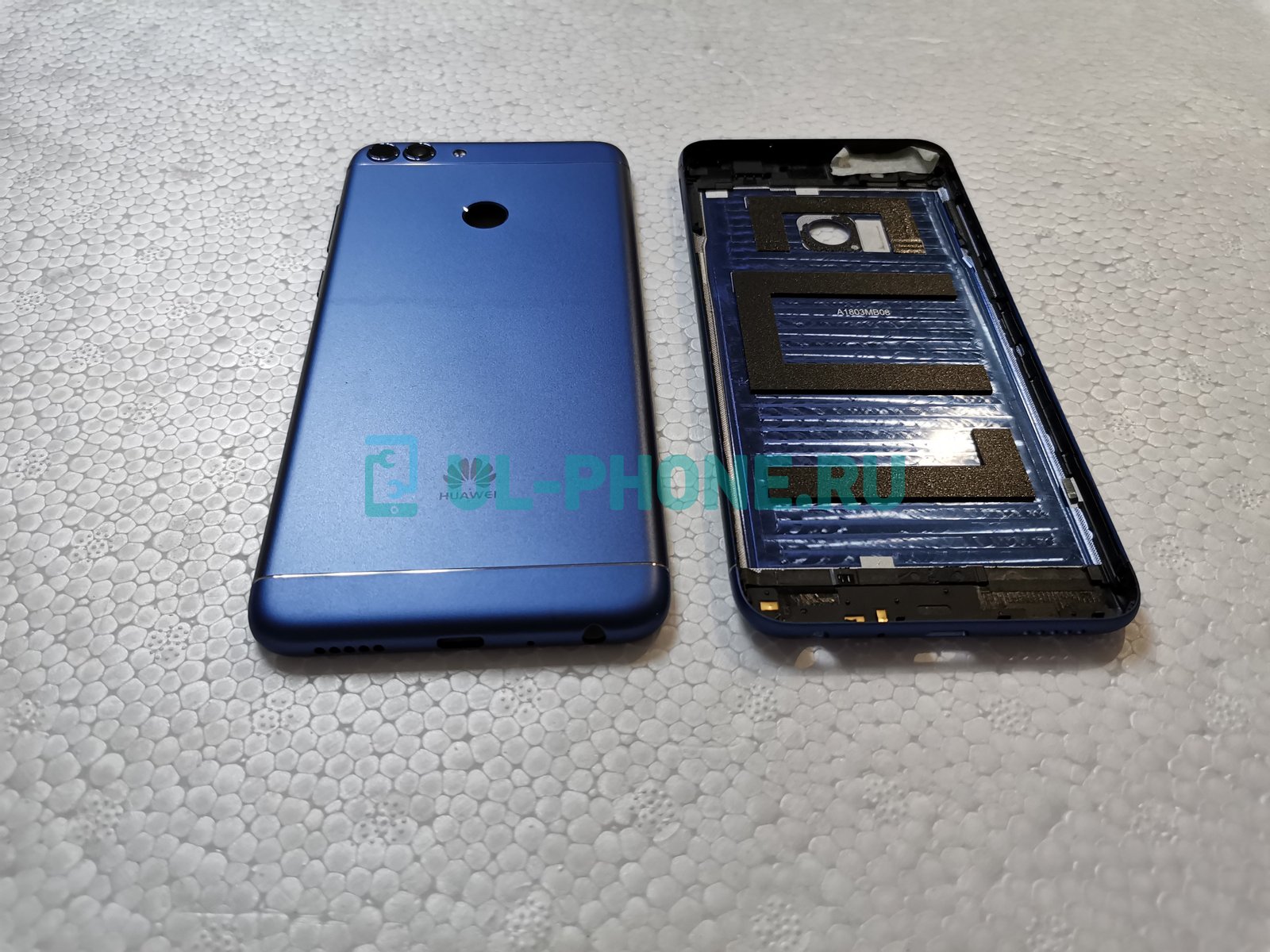 Задняя крышка для Huawei P Smart / Enjoy 7S (синяя)