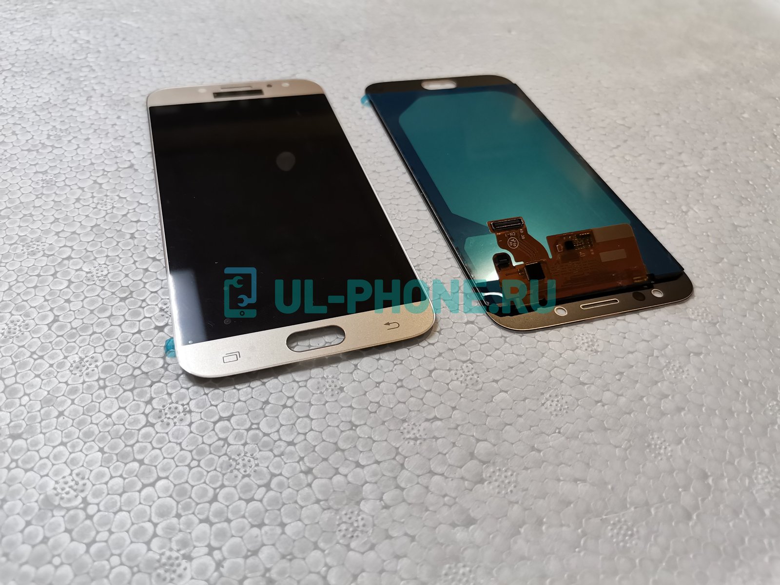 Дисплей + тачскрин для Samsung SM-J730F Galaxy J7 (2017) (Hi-Copy OLED) золотой