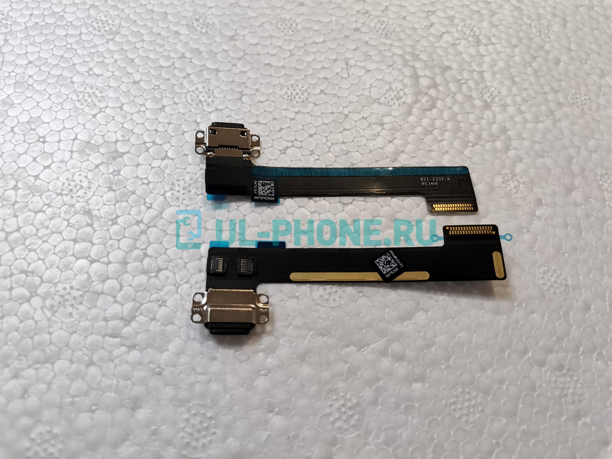 Шлейф для iPad mini 5 (2019) A2123/ A2124/ A2126 + разъем зарядки (ориг) черный