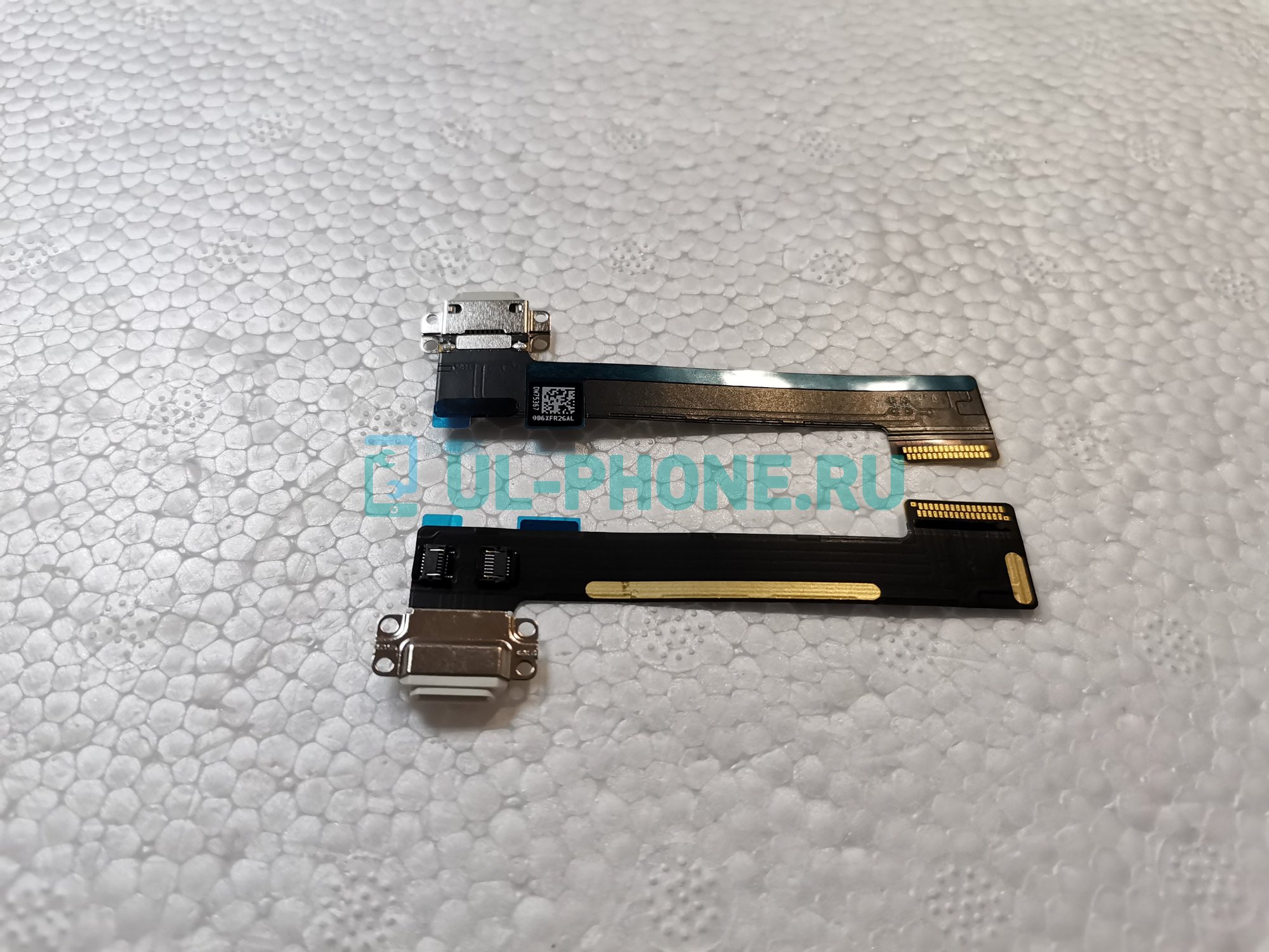 Шлейф для iPad mini 5 (2019) A2123/ A2124/ A2126 + разъем зарядки (ориг) белый