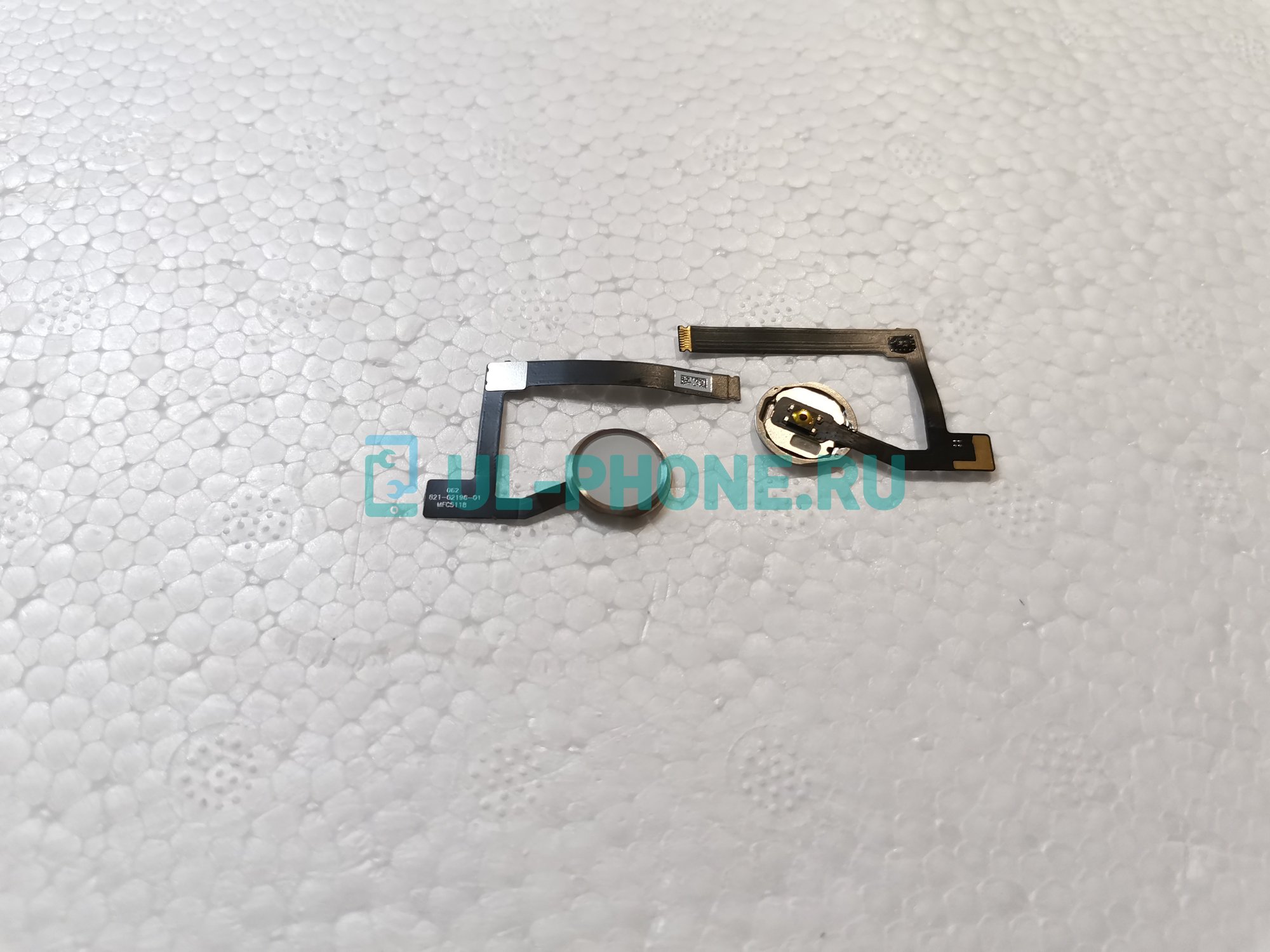 Шлейф для iPad mini 5 (2019) A2123/ A2124/ A2126 + кнопка Home (серебро)