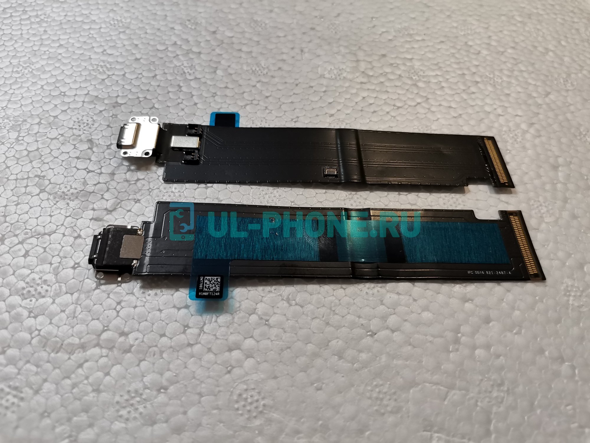 Шлейф для iPad Pro 12.9 2017 A1670 A1671 + разъем зарядки (черный)