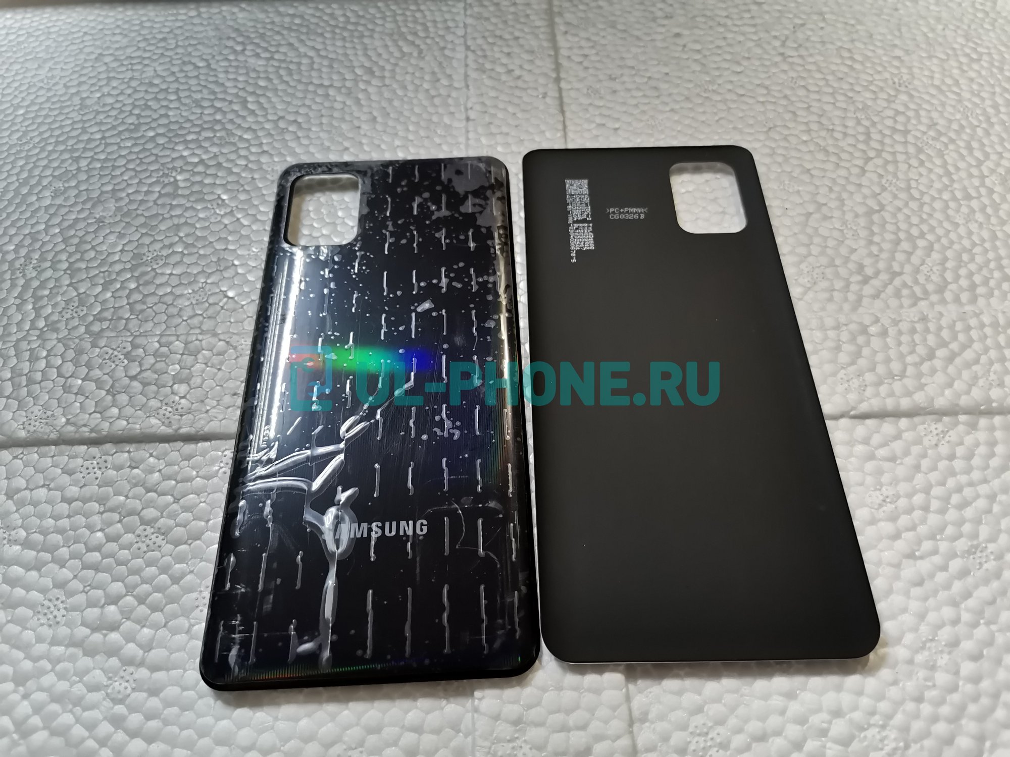 Задняя крышка для SAMSUNG Galaxy A31 SM-A315F (черная)