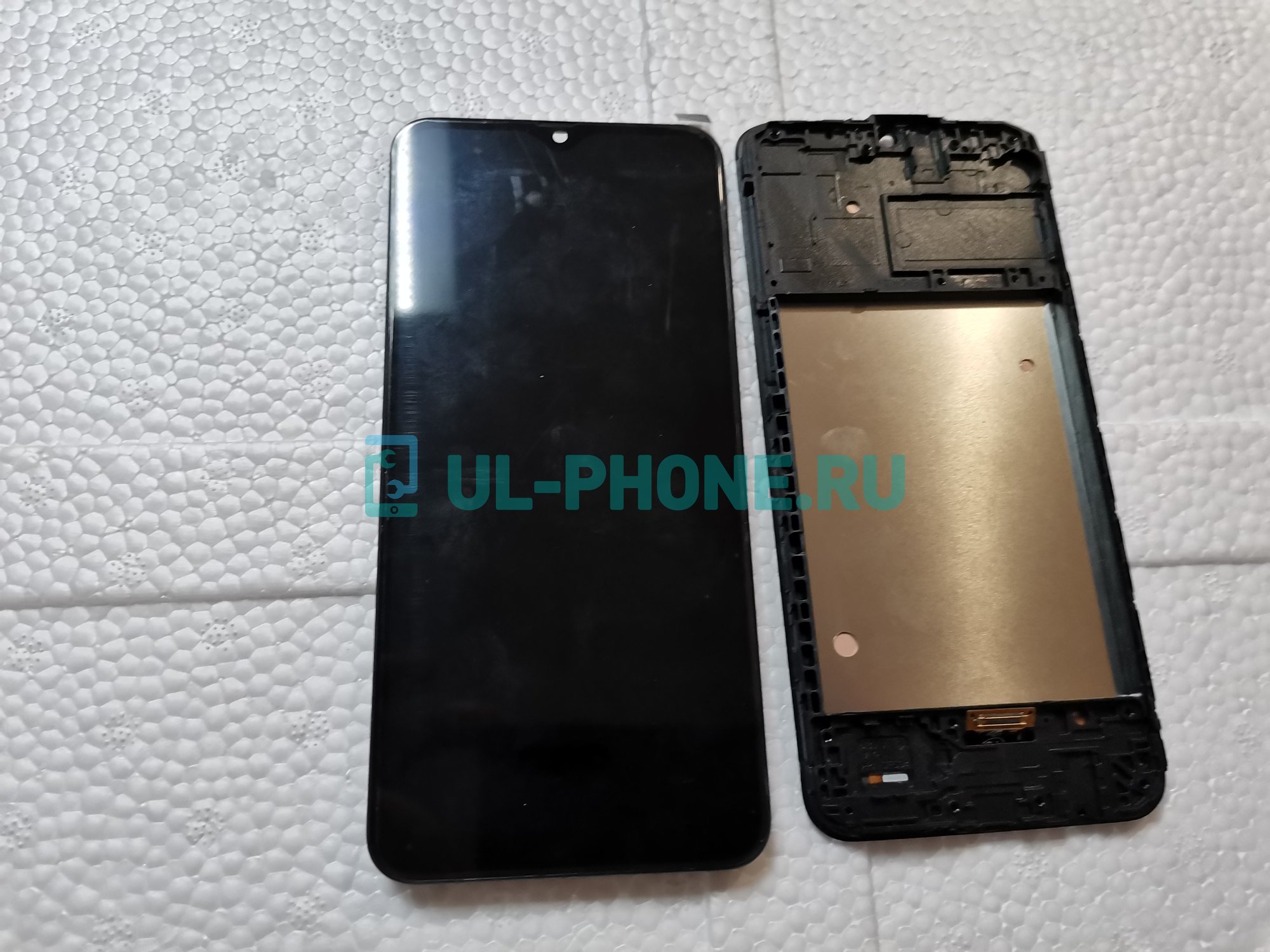 Дисплей + тачскрин для Samsung Galaxy M30 (SM-M305F) OLED, в рамке, черный