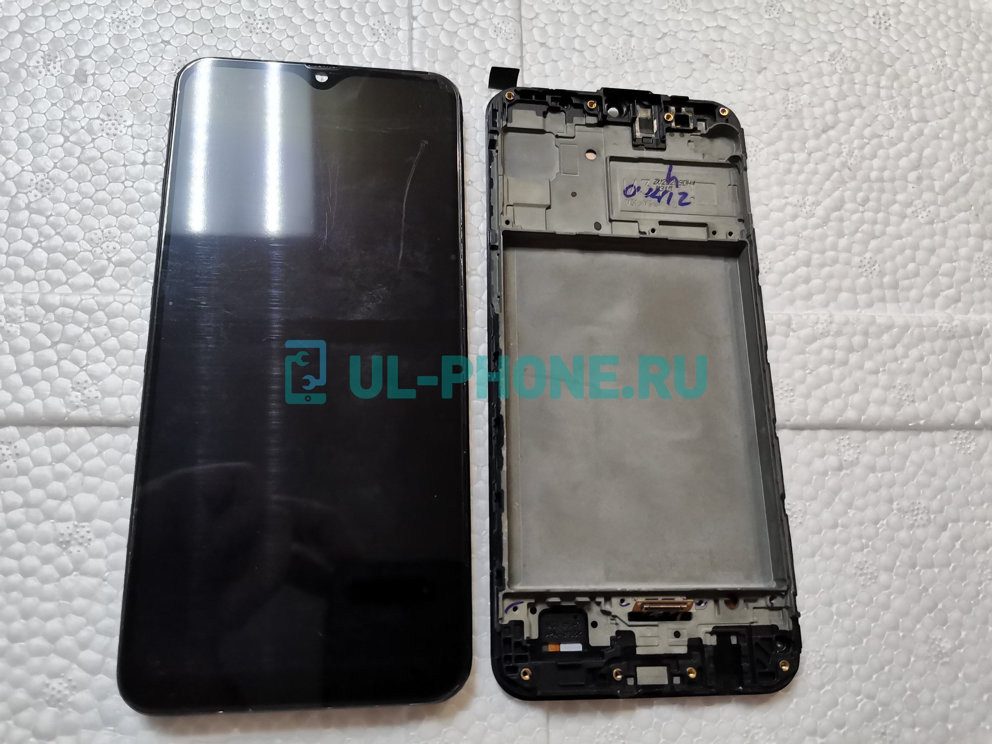 Дисплей + тачскрин для Samsung Galaxy M31 (SM-M315F) OLED, в рамке, черный