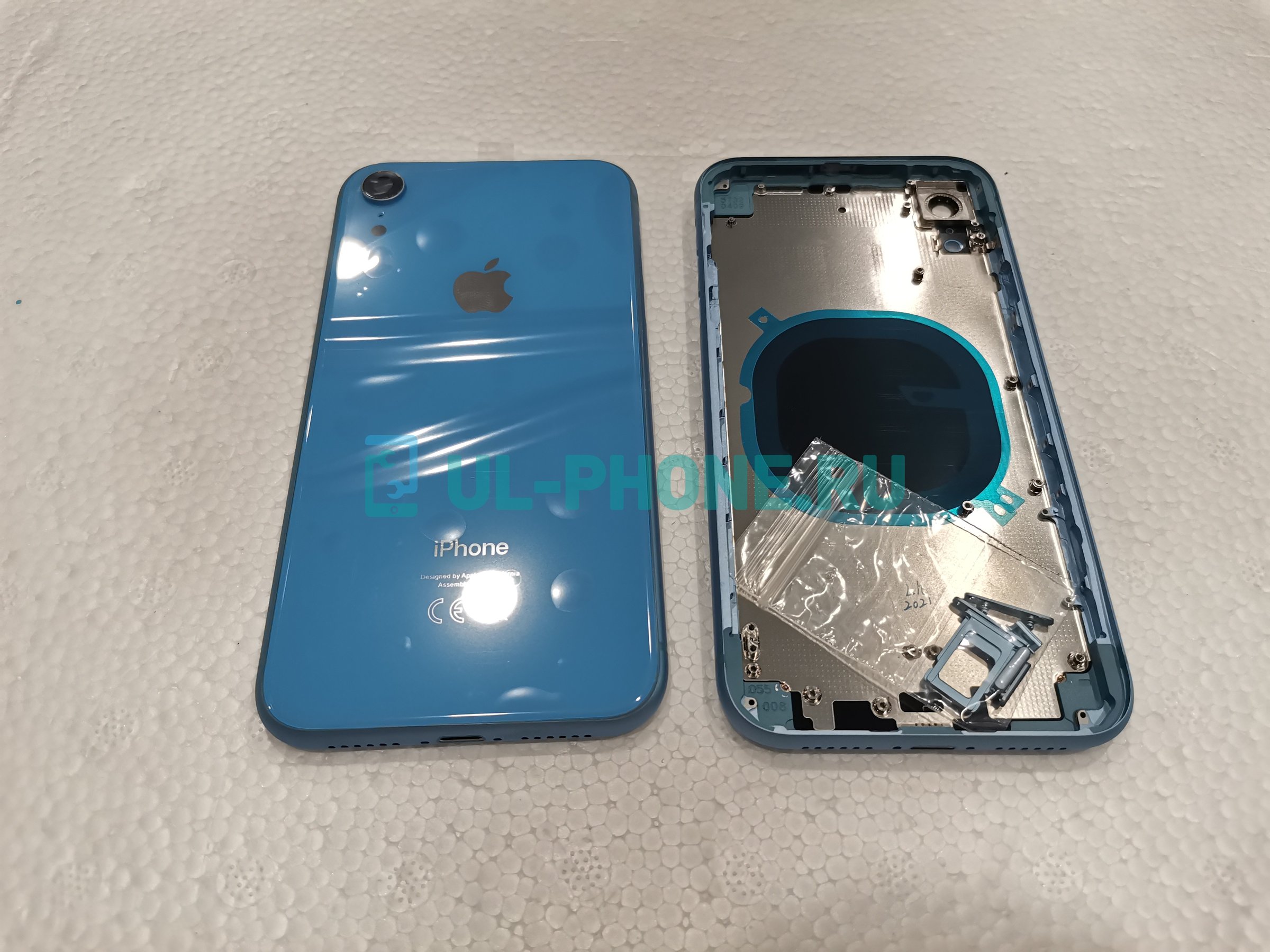 Корпус для iPhone XR (синий)