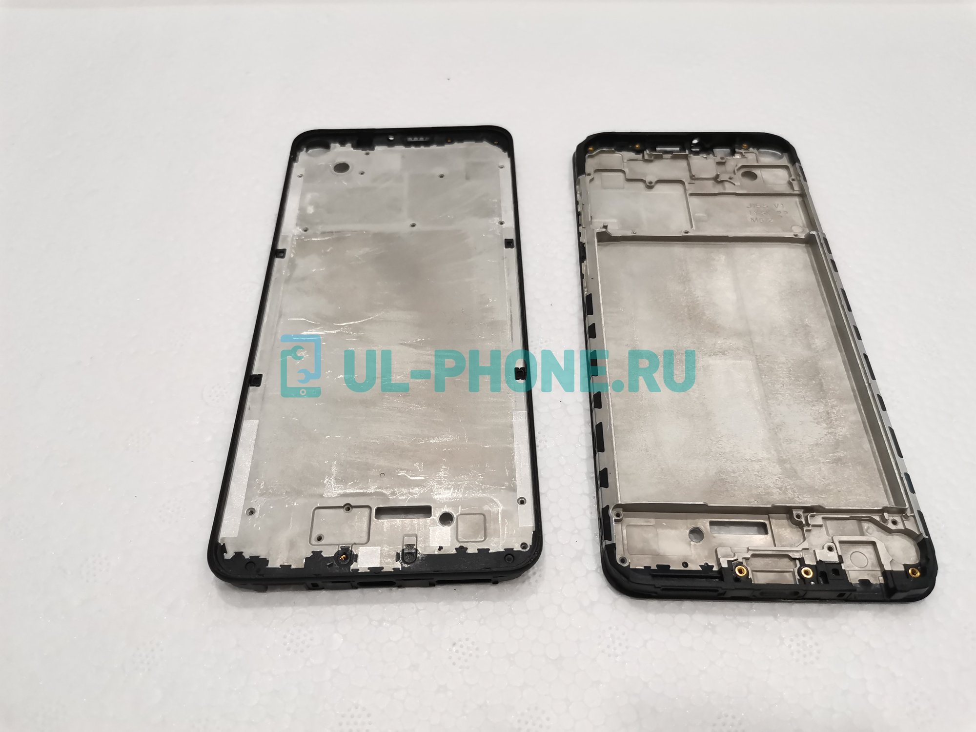 Рамка дисплея для Xiaomi Redmi Note 9 (черная)