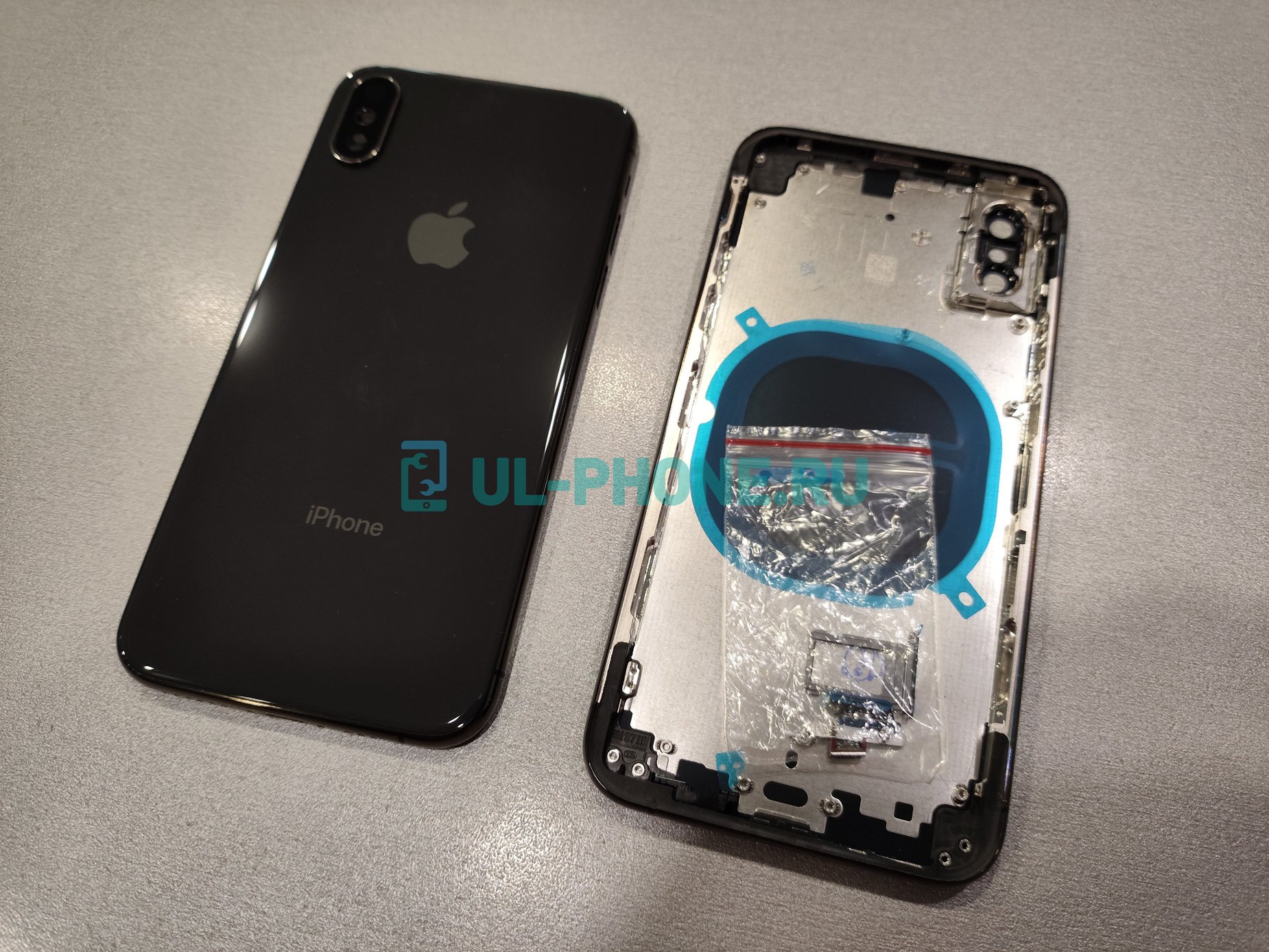 Корпус для iPhone XS (черный)