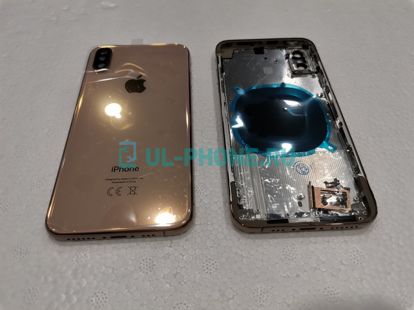Корпус для iPhone XS (золотой)
