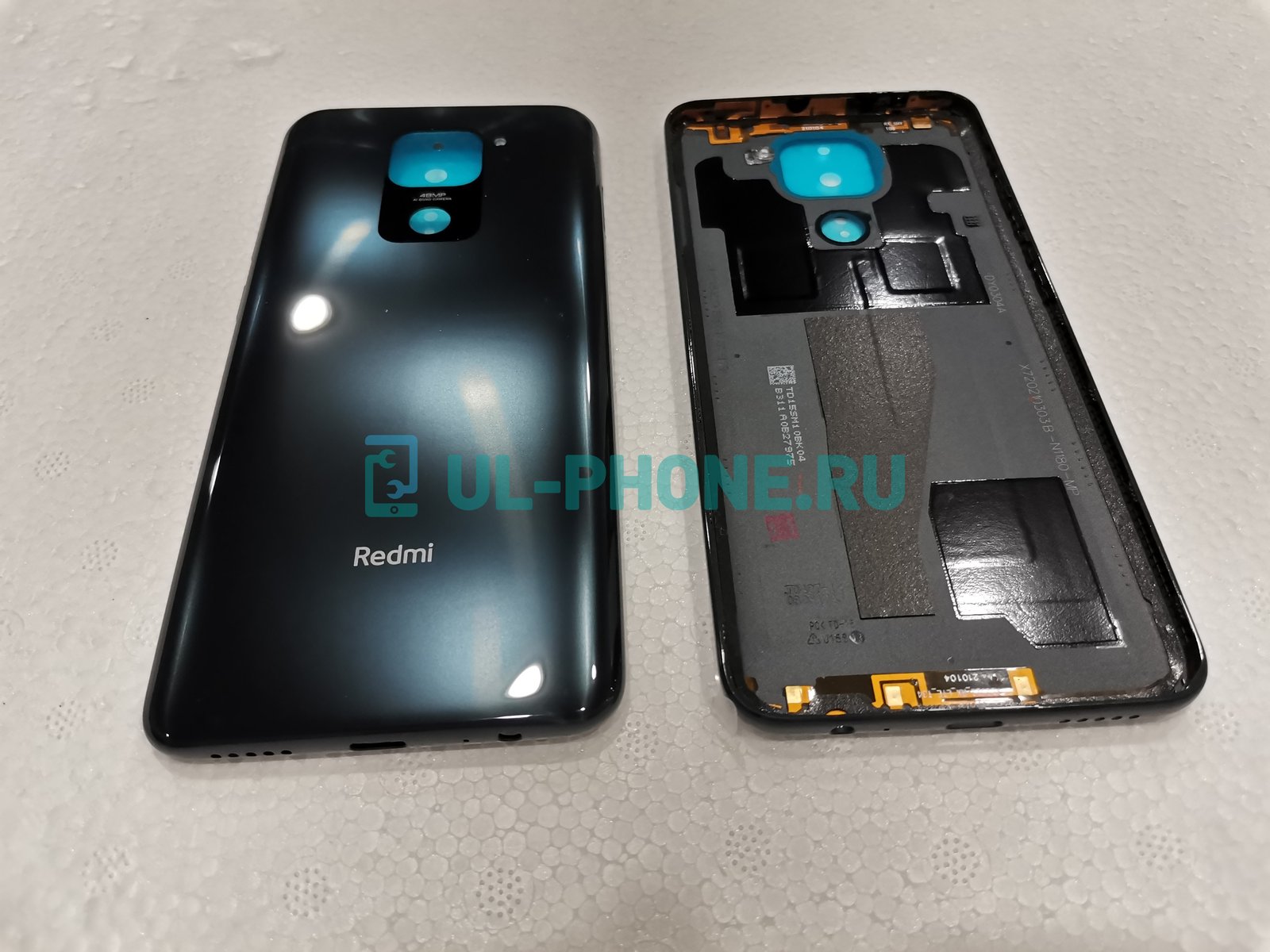 Задняя крышка для Xiaomi Redmi Note 9 (серая)