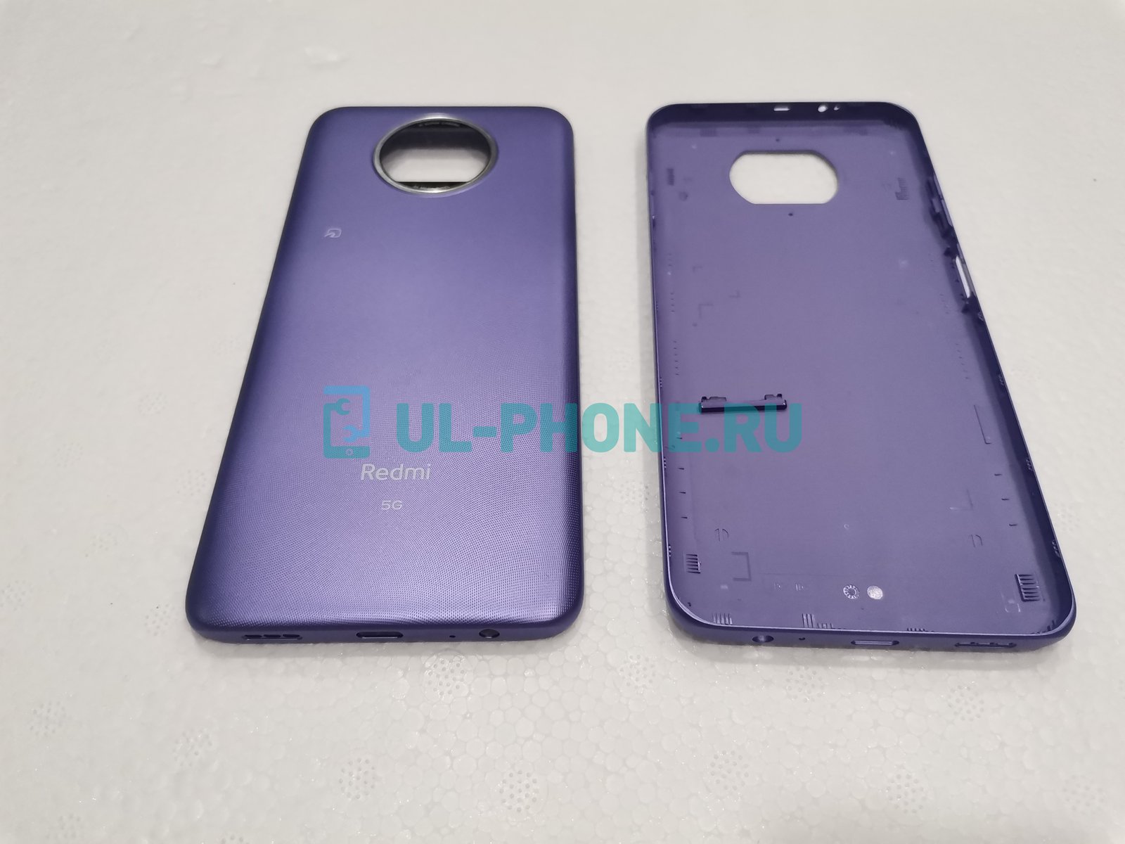 Задняя крышка для Xiaomi Redmi Note 9T (фиолетовая)