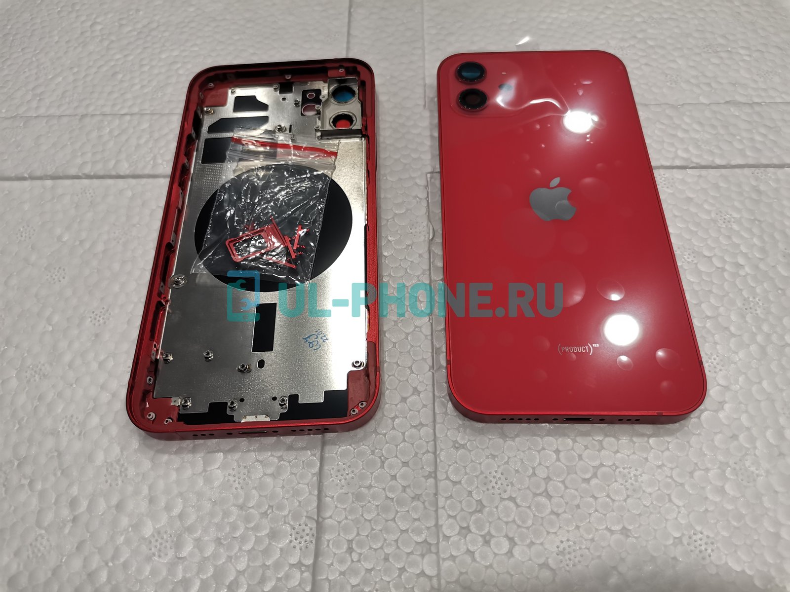 Корпус для iPhone 12 (красный) CE