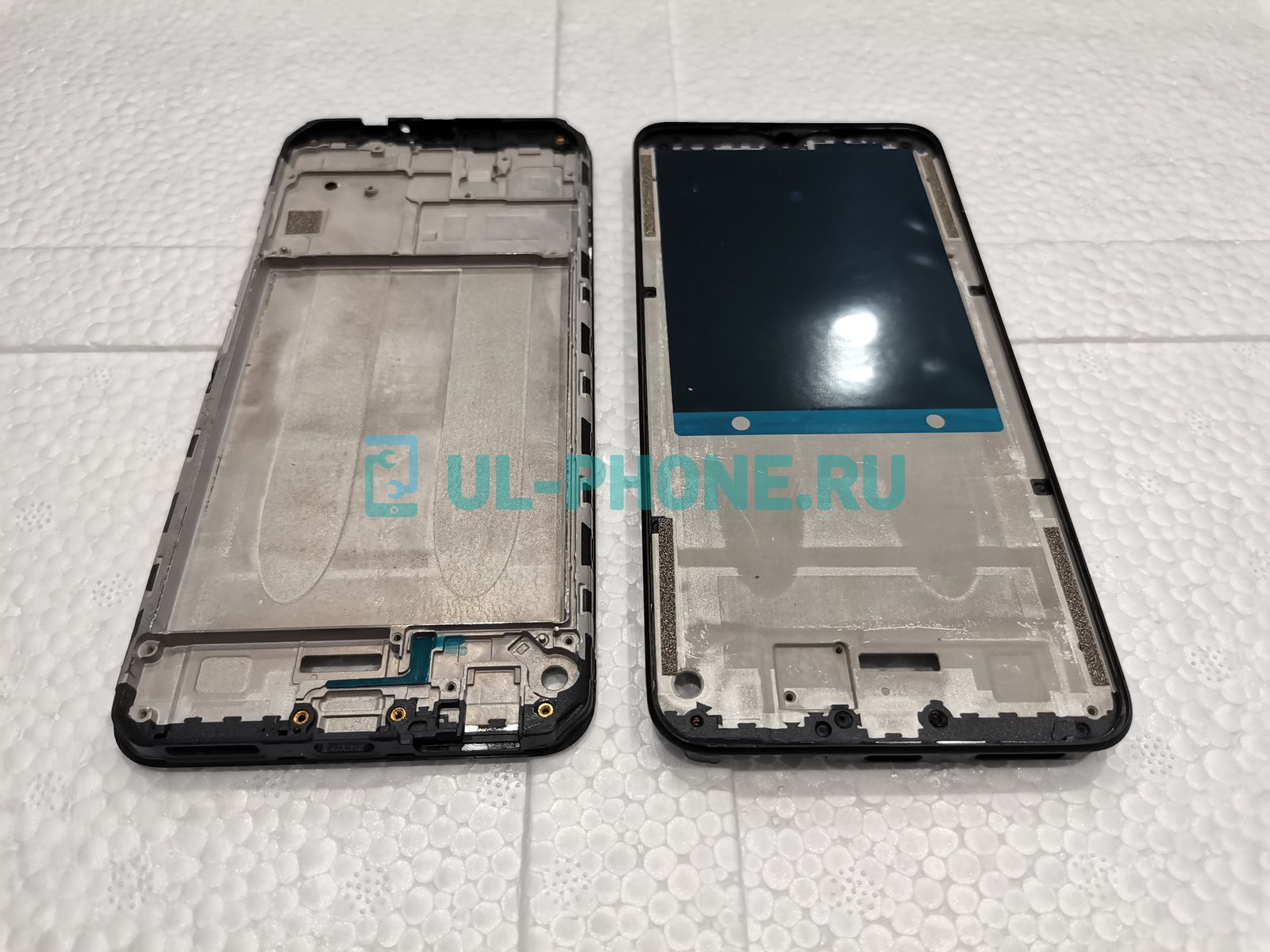 Рамка дисплея для Xiaomi Redmi 9 (черная)