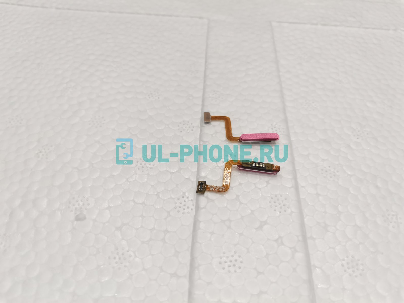 Шлейф для SAMSUNG Galaxy M51, SM-M515F, M317 M31s + кнопка включения + сканер отпечатка пальца (розовый)